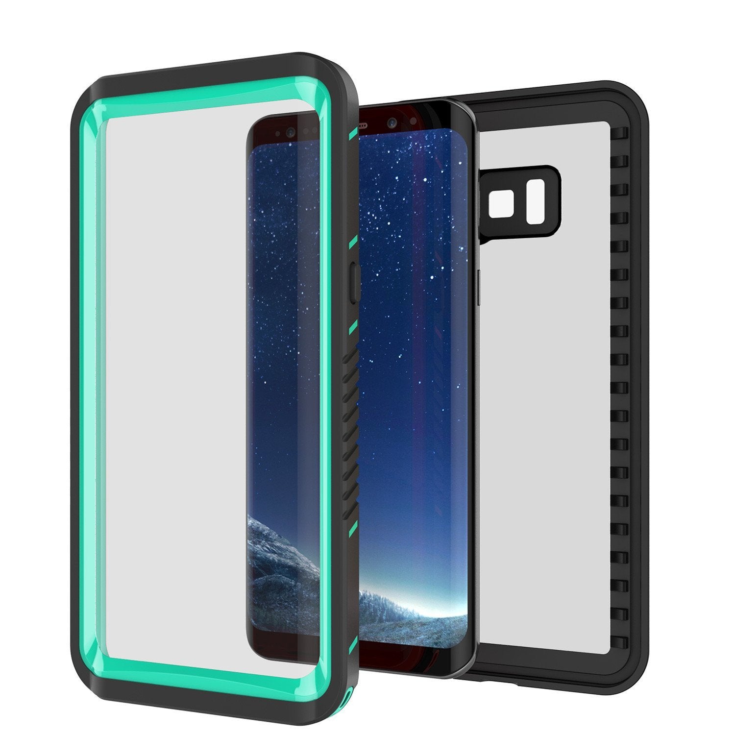 GGalaxy S8 Punkcase [Extreme Series] Slim Fit Armor Cover [Teal]