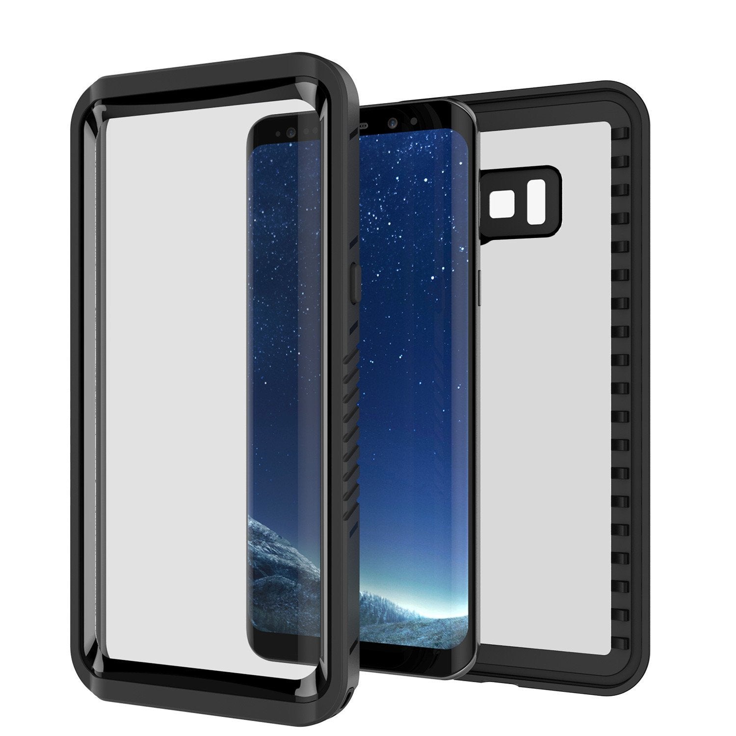 Galaxy S8 Plus Punkcase [Extreme Series] Slim Fit Armor Cover [Black]