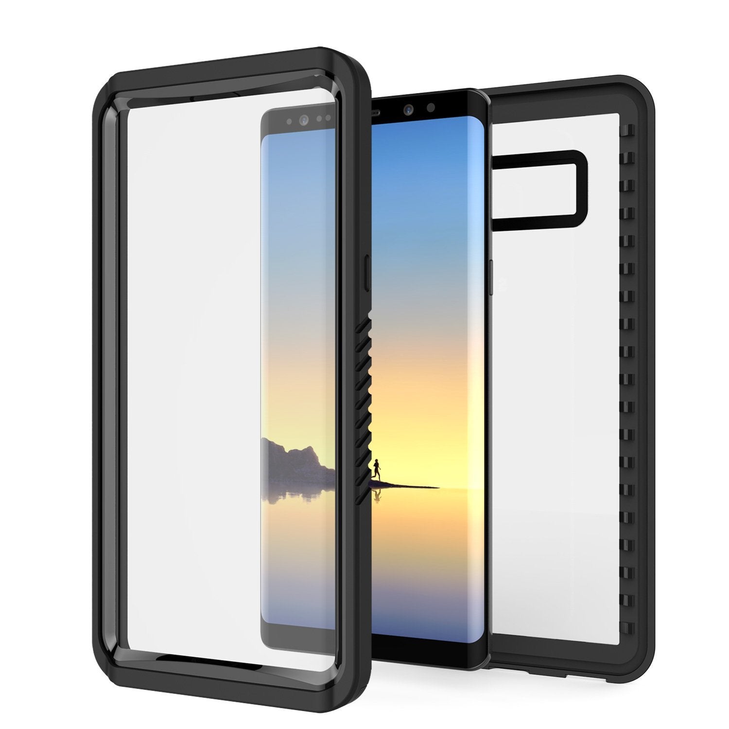 Galaxy Note 8 Waterproof Case, Punkcase [Extreme Series] [Clear]