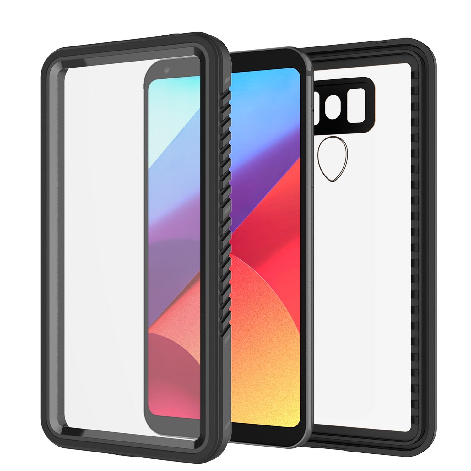LG G6 Waterproof Case, Punkcase [Extreme Series] Slim Fit, BLACK