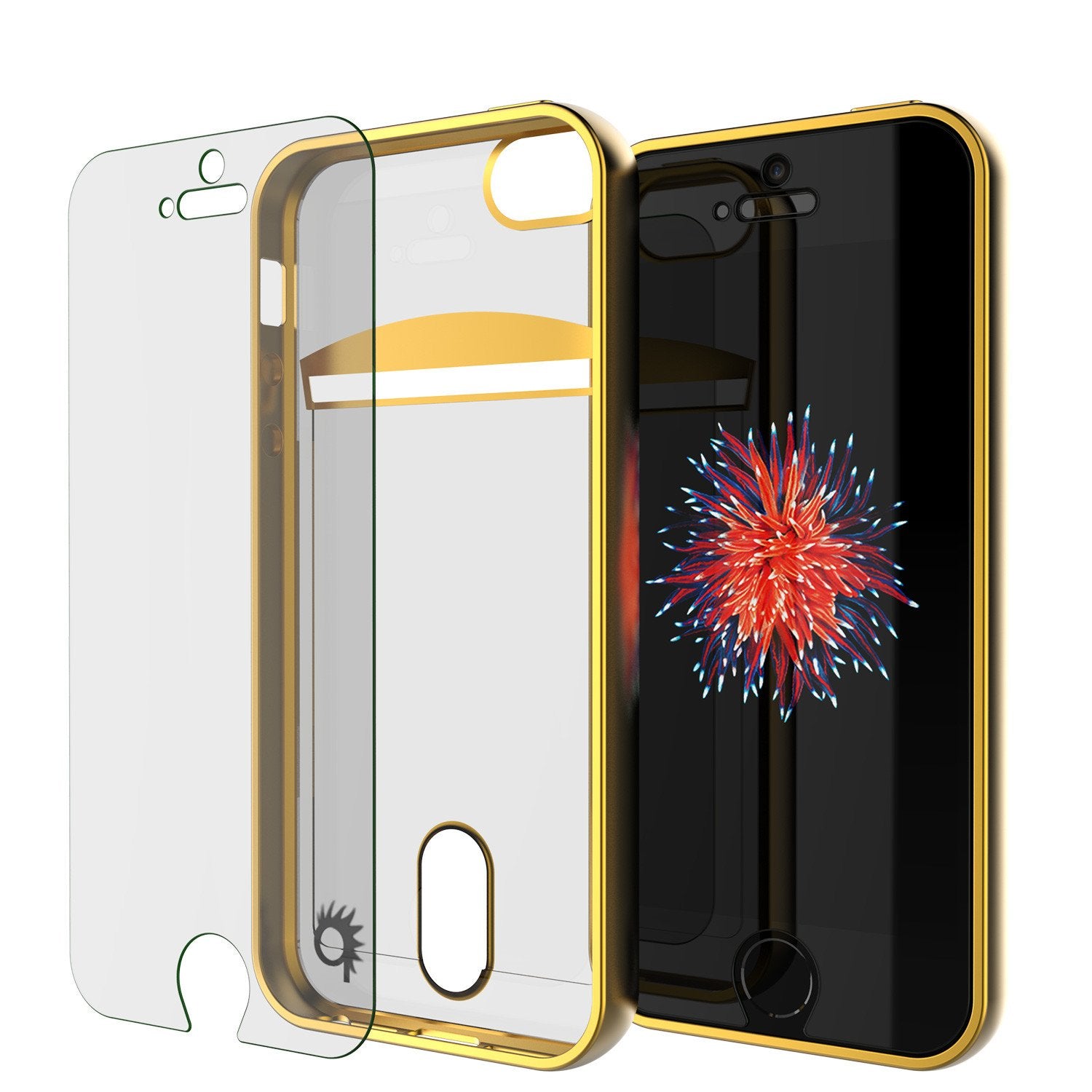 iPhone SE/5S/5 Case, PUNKCASE® LUCID Gold Series Ultra fit
