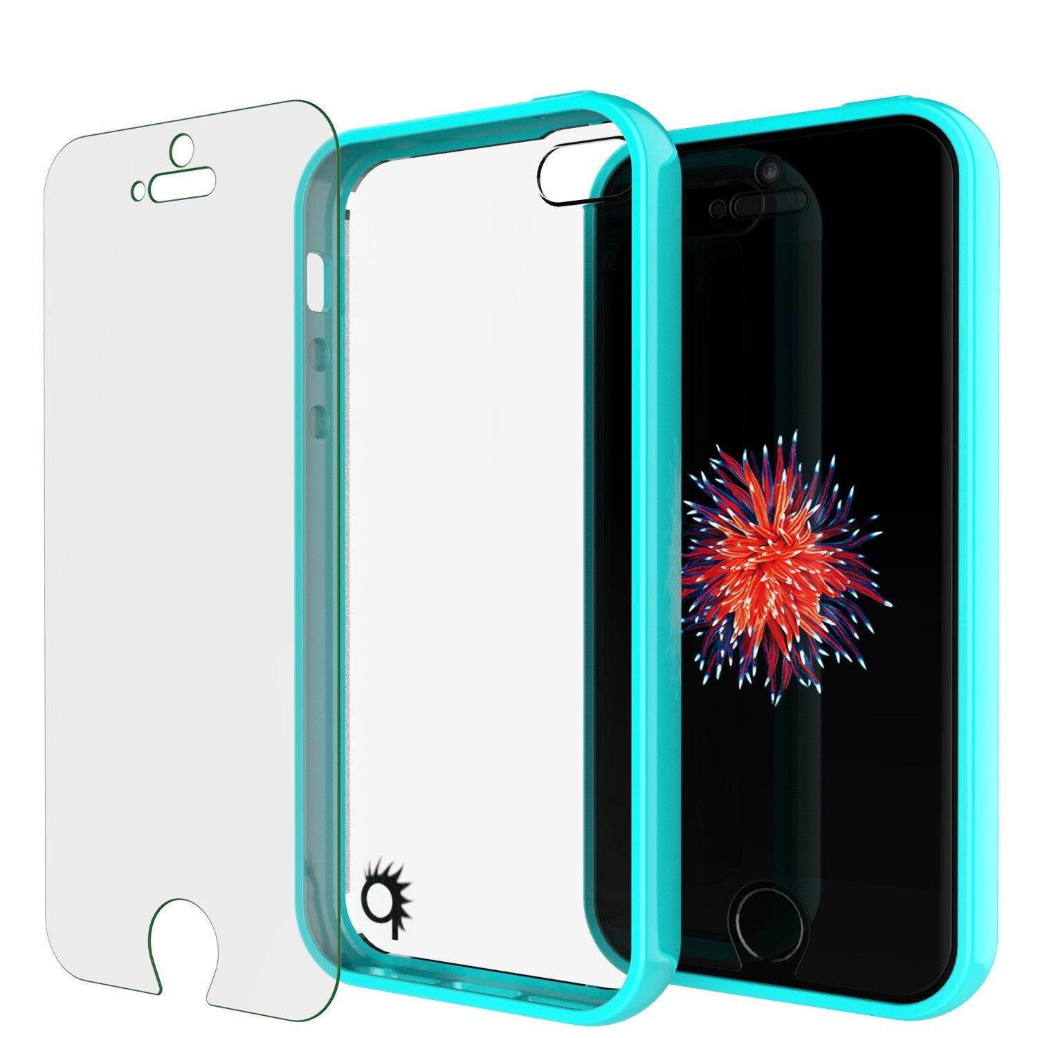 iPhone SE/5S/5 Case Punkcase® LUCID 2.0 Teal Series w/ PUNK SHIELD Screen Protector | Ultra Fit