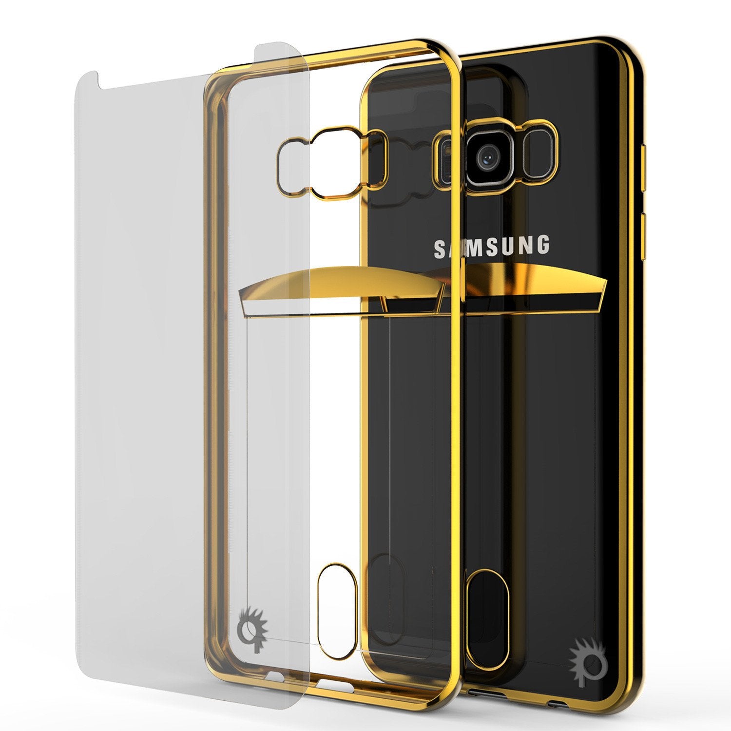 Galaxy S8 Plus Case, PunkCase LUCID Gold Series Screen Protector