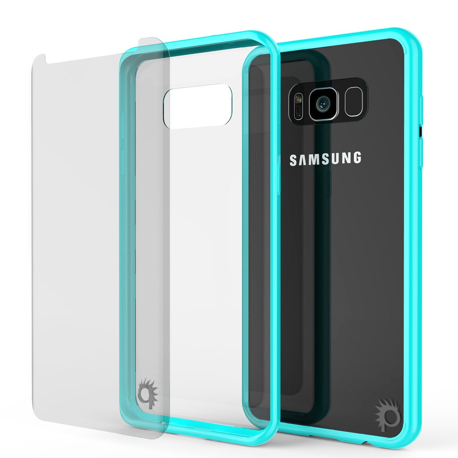 Galaxy S8 Case, Punkcase [LUCID 2.0 Series] [Slim Fit] [TEAL]