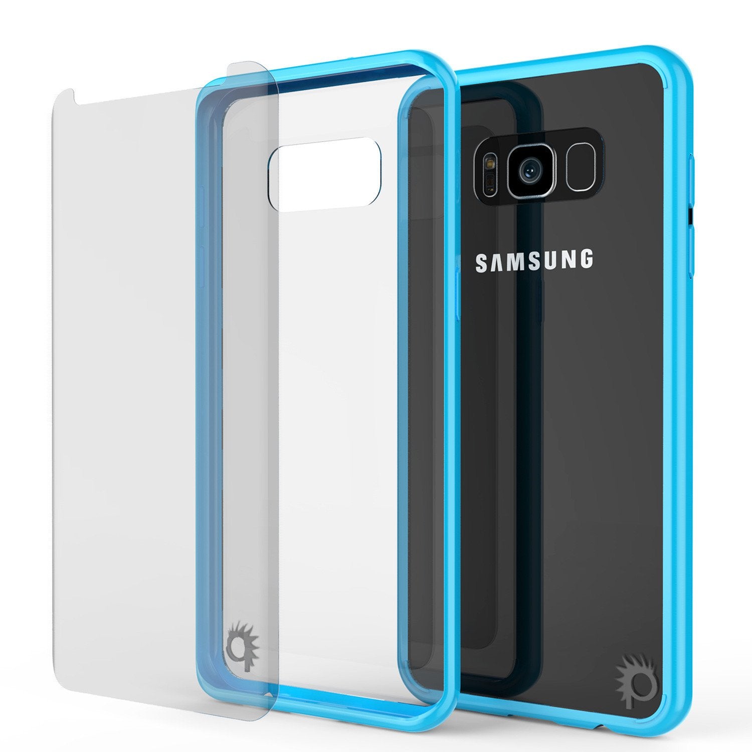Galaxy S8 Case, Punkcase [LUCID 2.0 Series] [Slim Fit] [Light Blue]