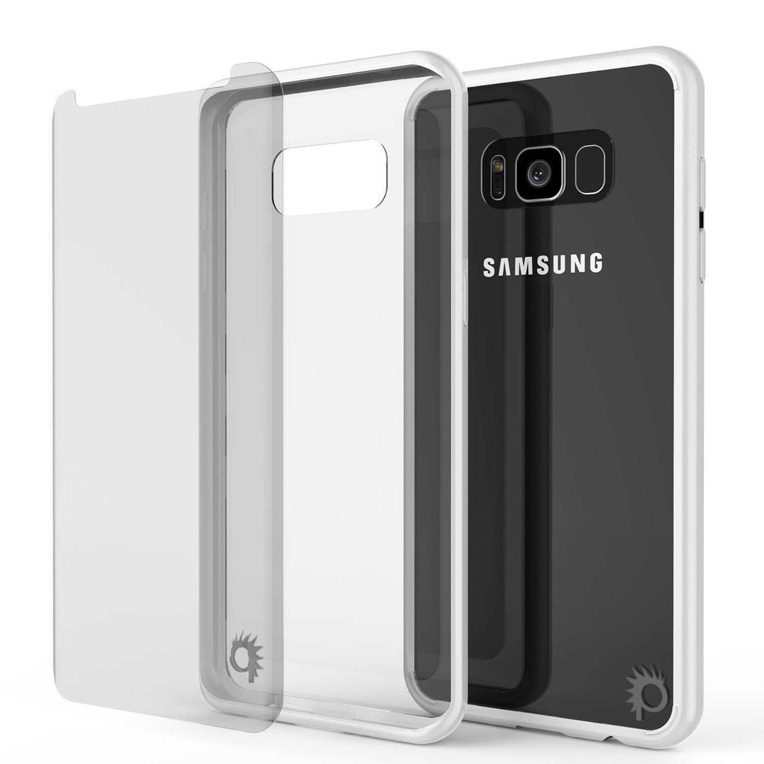 Galaxy S8 Case Punkcase [LUCID 2.0 Series] [Slim Fit] [WHITE]