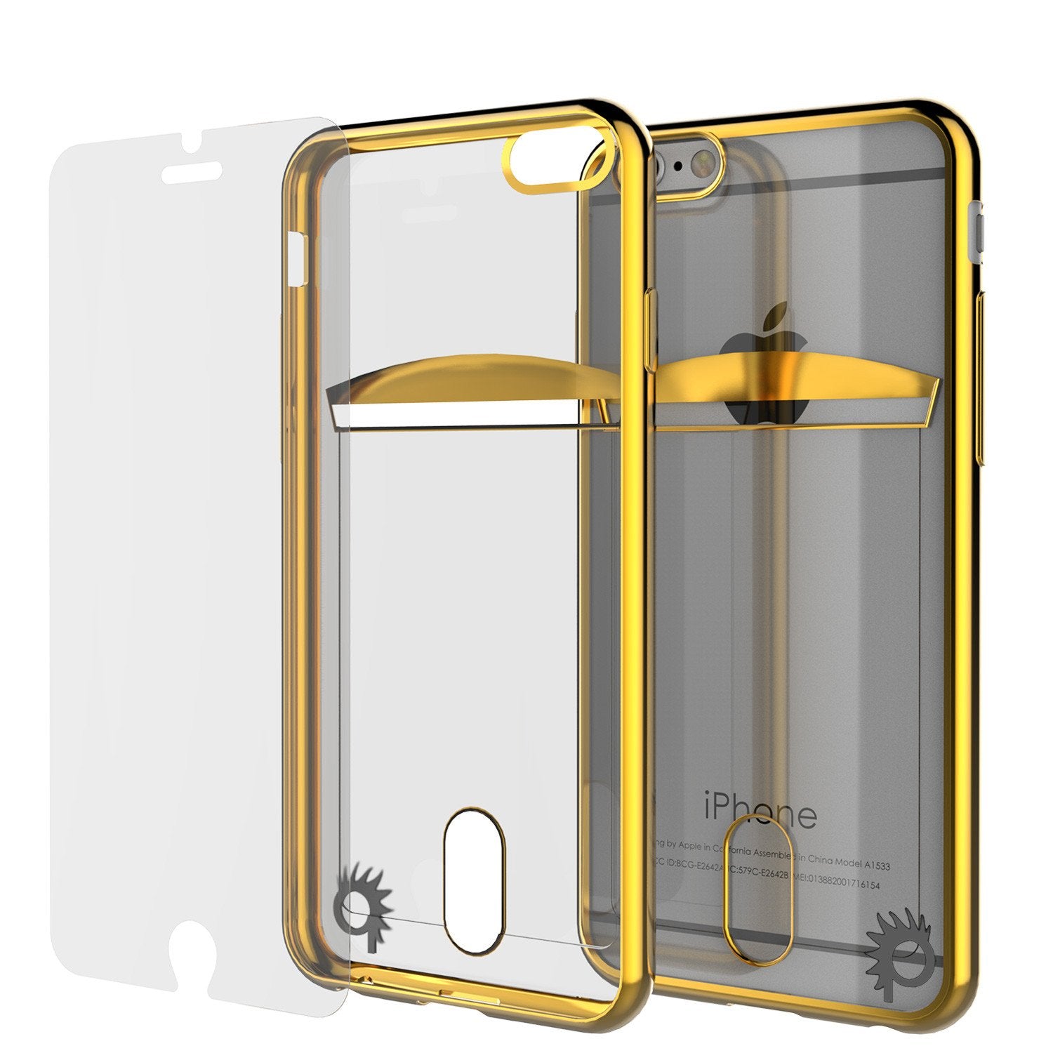 iPhone 6s/6 Case, PUNKCASE® LUCID Gold Series | Card Slot | SHIELD Screen Protector | Ultra fit