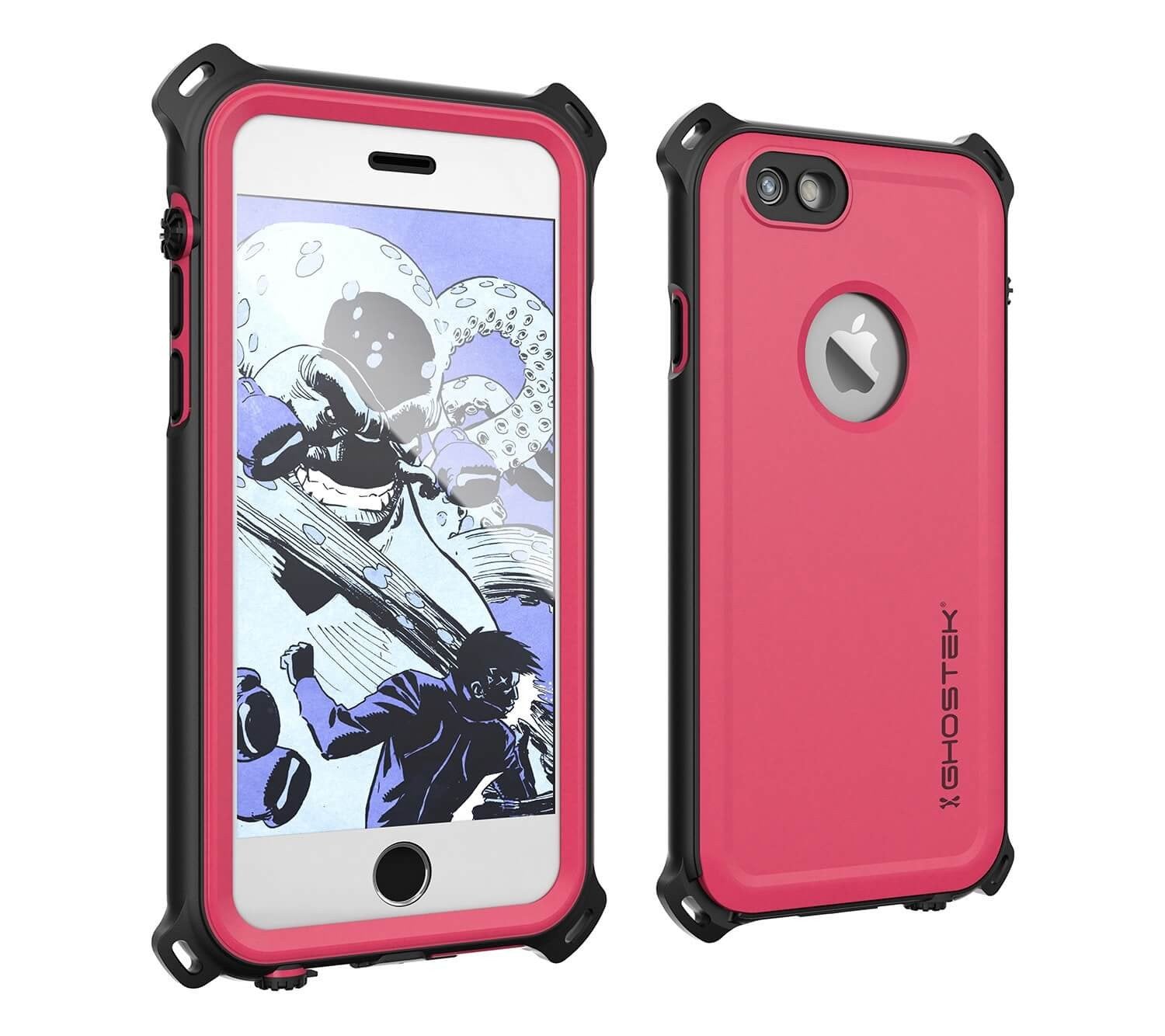 iPhone 6S/6 Waterproof Case, Ghostek® Nautical Pink Series| Underwater | Aluminum Frame | Ultra Fit