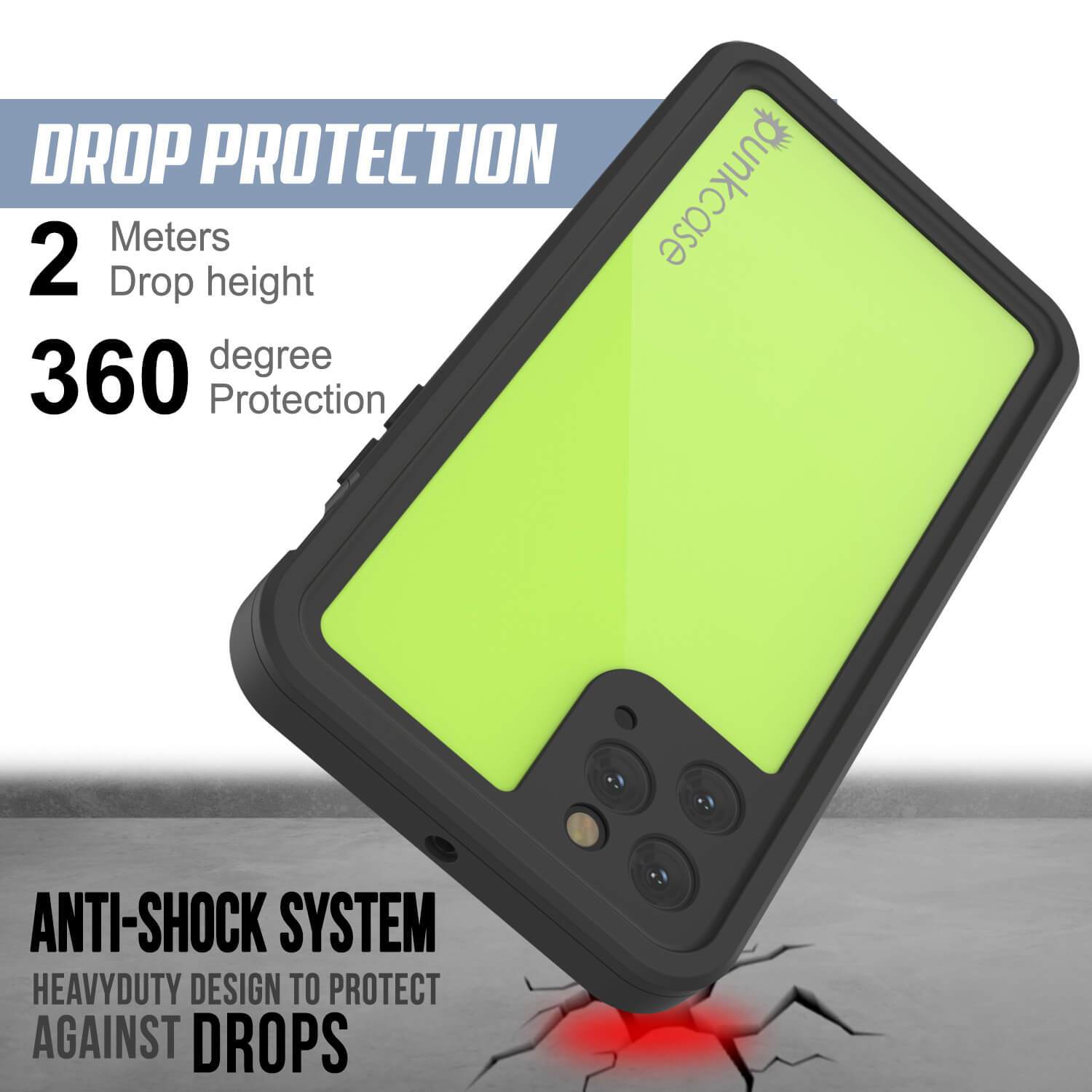 iPhone 11 Pro Max Waterproof IP68 Case, Punkcase [Light green] [StudStar Series] [Slim Fit] [Dirtproof]