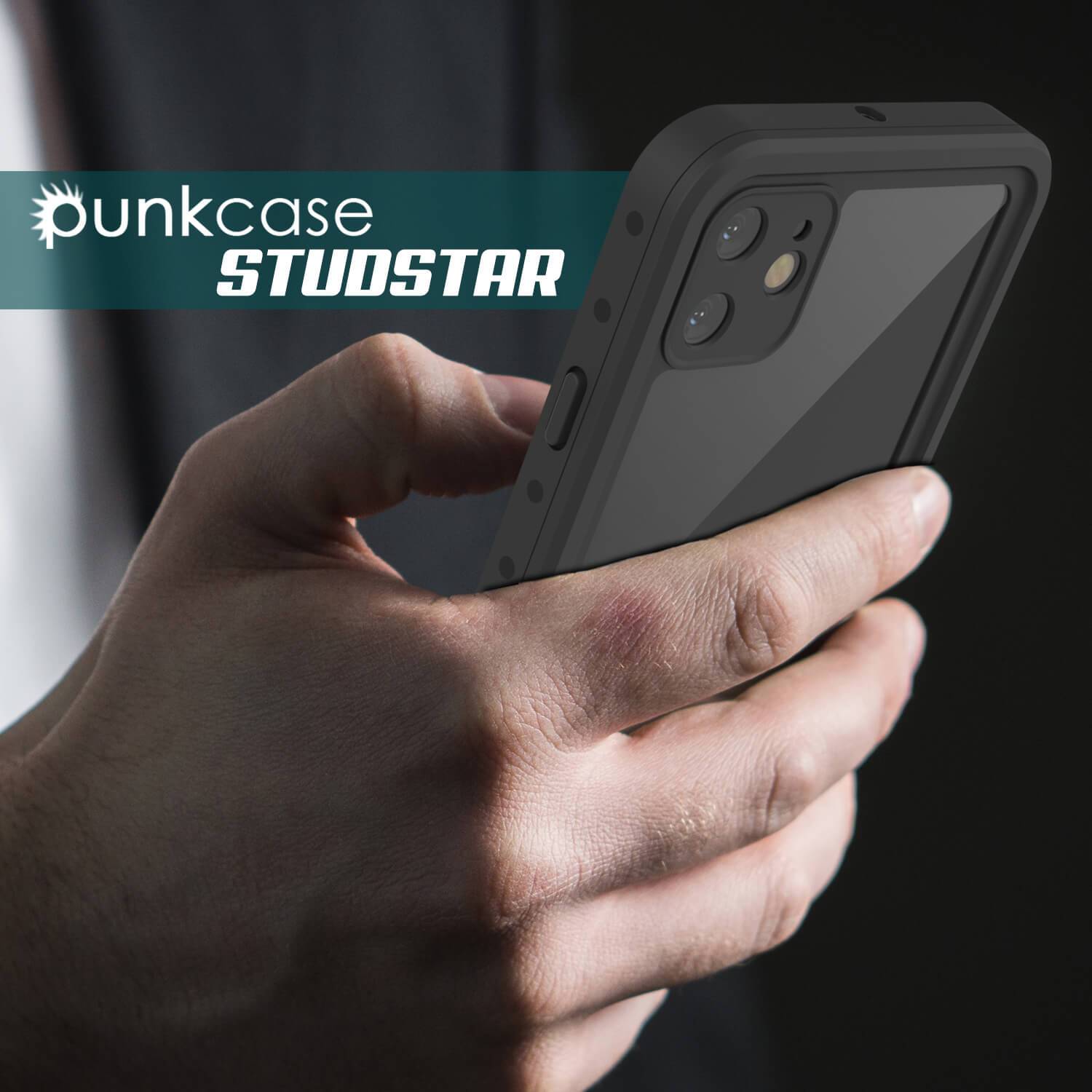 iPhone 11 Waterproof IP68 Case, Punkcase [Clear] [StudStar Series] [Slim Fit] [Dirtproof]