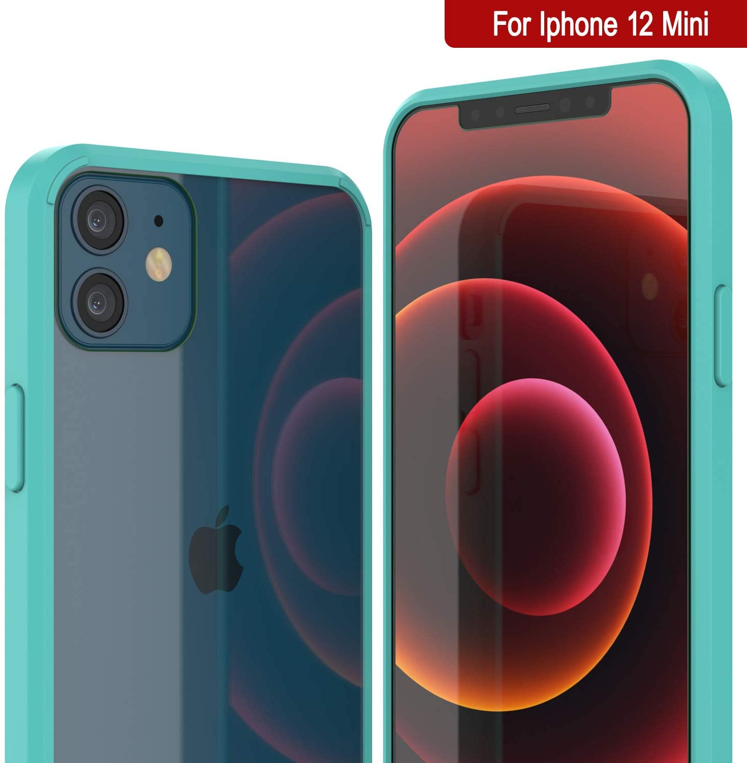 iPhone 12 Mini Case Punkcase® LUCID 2.0 Teal Series w/ PUNK SHIELD Screen Protector | Ultra Fit