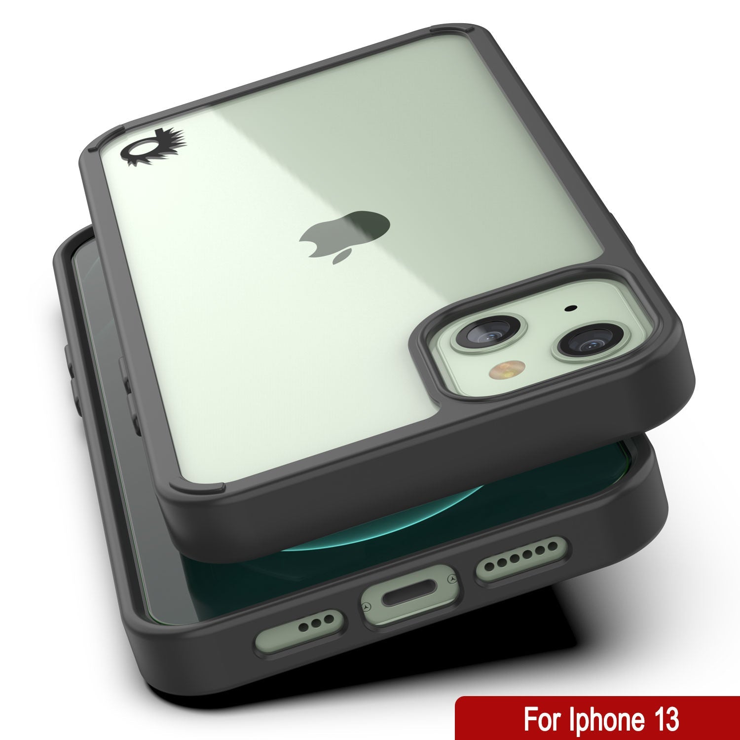 iPhone 13 Case Punkcase® LUCID 2.0 Black Series w/ PUNK SHIELD Screen Protector | Ultra Fit