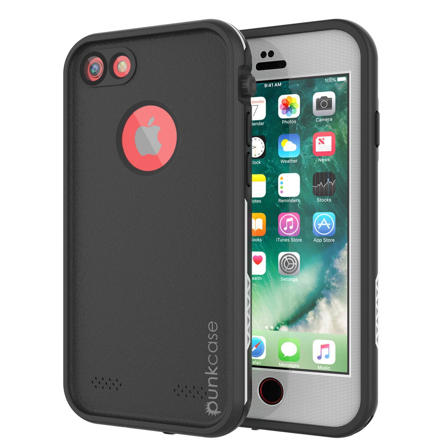 iPhone SE (4.7") Waterproof Case, Punkcase SpikeStar White Series | Thin Fit 6.6ft Underwater IP68