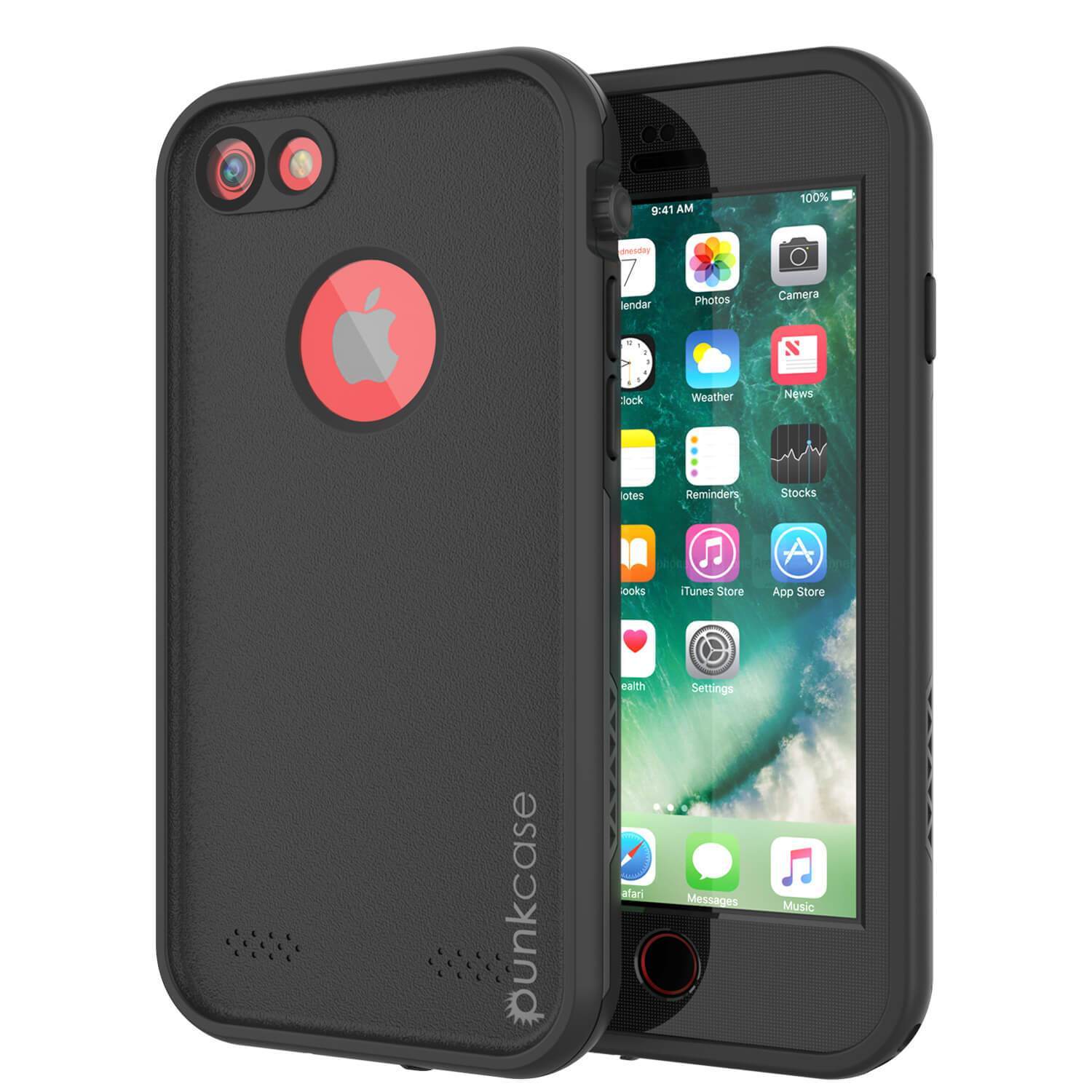 iPhone SE (4.7") Waterproof Case, Punkcase SpikeStar Black Series | Thin Fit 6.6ft Underwater IP68