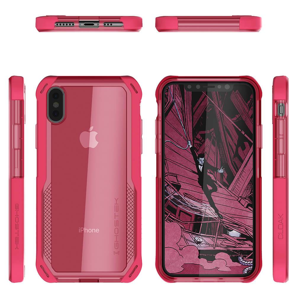 iPhone Xs Case, Ghostek Cloak 4 Series  for iPhone Xs / iPhone Pro Case | PINK