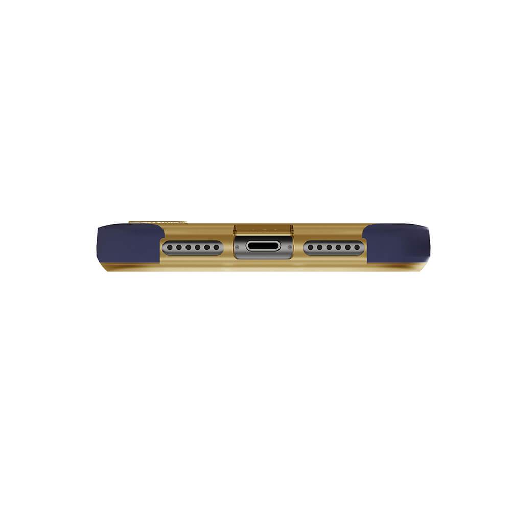iPhone Xr Case, Ghostek Cloak 4 Series  for iPhone Xr / iPhone Pro Case | BLUE-GOLD