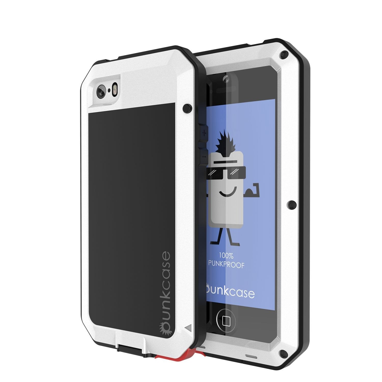 METALLIC Series WHITE for iPhone 5/5s – PunkCase® UK