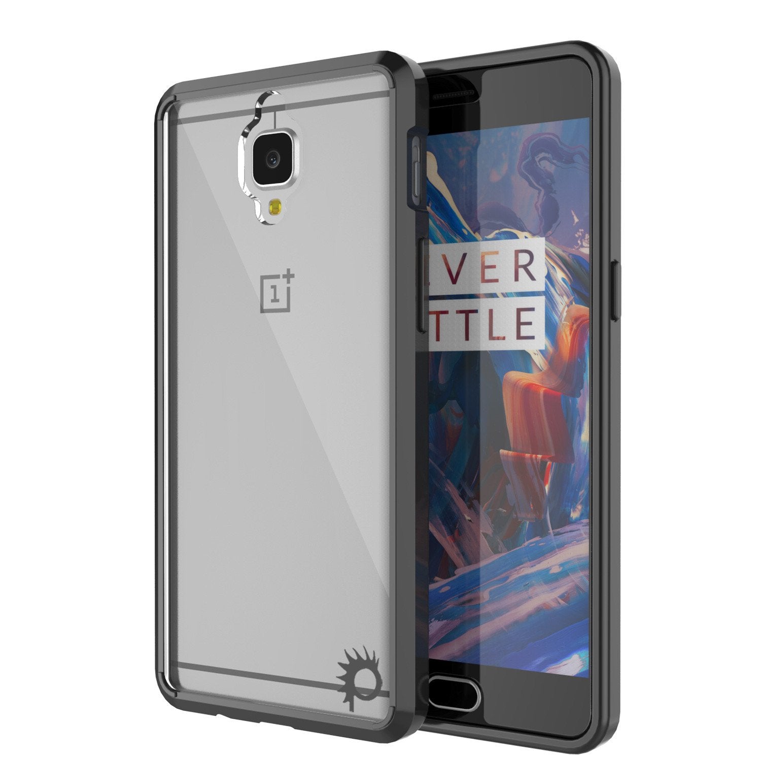 OnePlus 3 Case Punkcase® LUCID 2.0 Black Series w/ SHIELD GLASS Lifetime Warranty Exchange