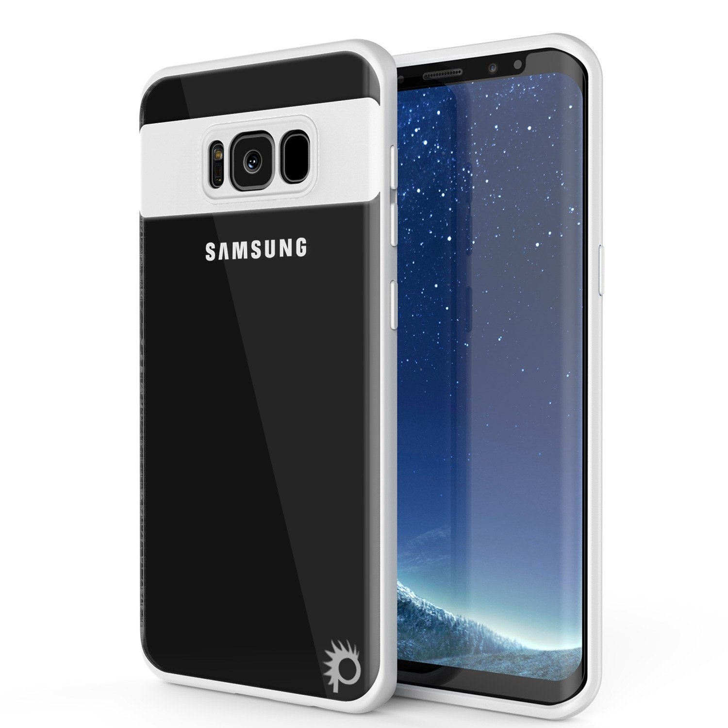 Galaxy S8 Case, Punkcase [MASK Series] [WHITE]