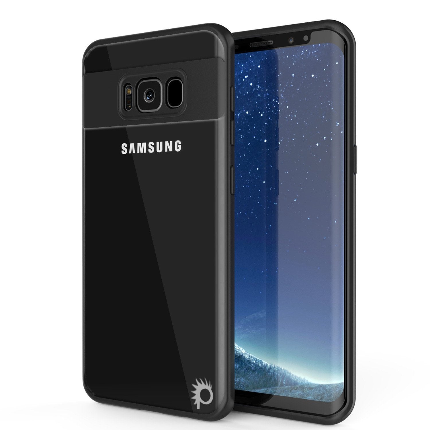 Galaxy S8 Case, Punkcase [MASK Series] [BLACK]