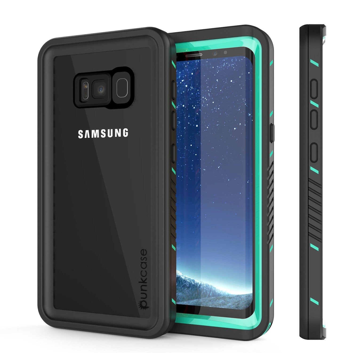 Galaxy S8 Plus Punkcase Extreme Series Slim Fit Armor Case [Teal]