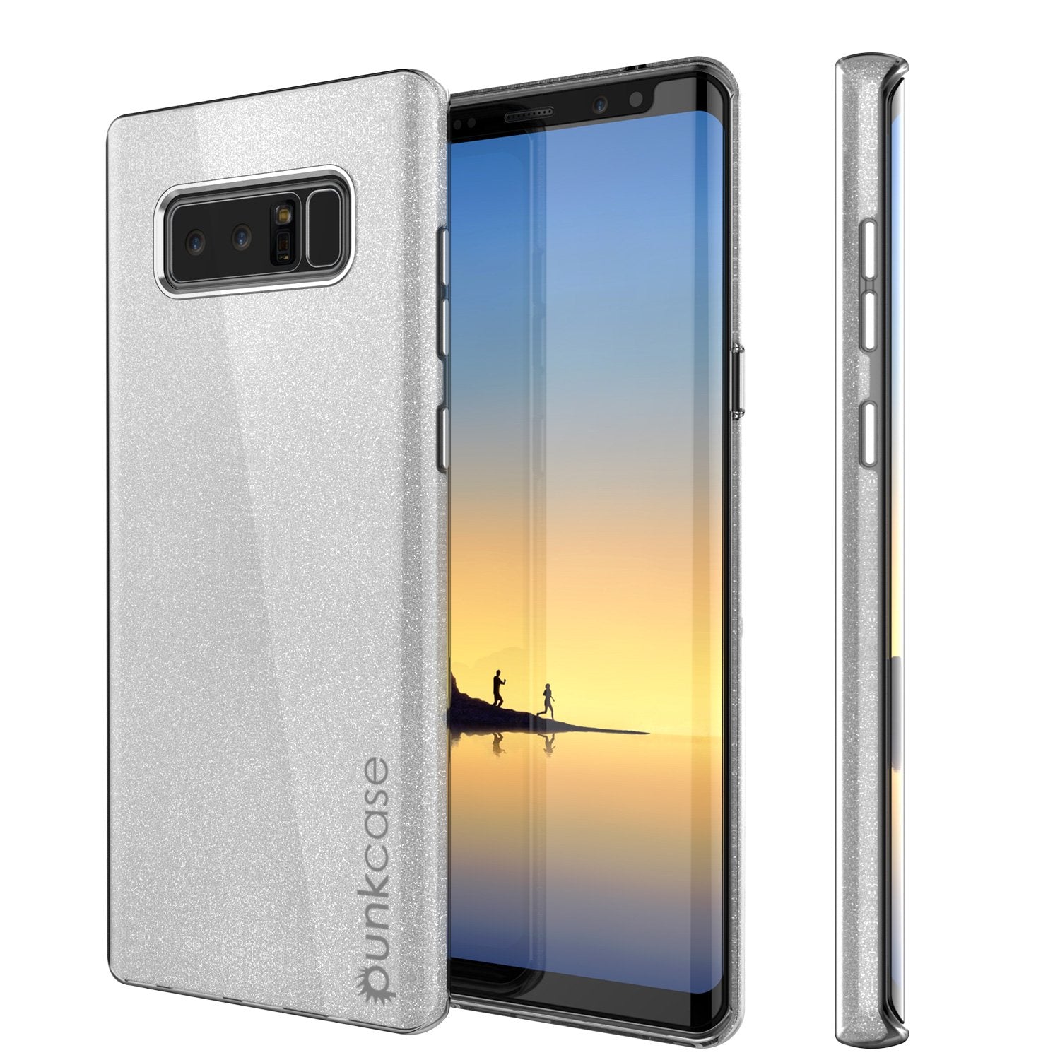 Galaxy Note 8 Case, Punkcase Galactic 2.0 Series Ultra Slim [Silver]