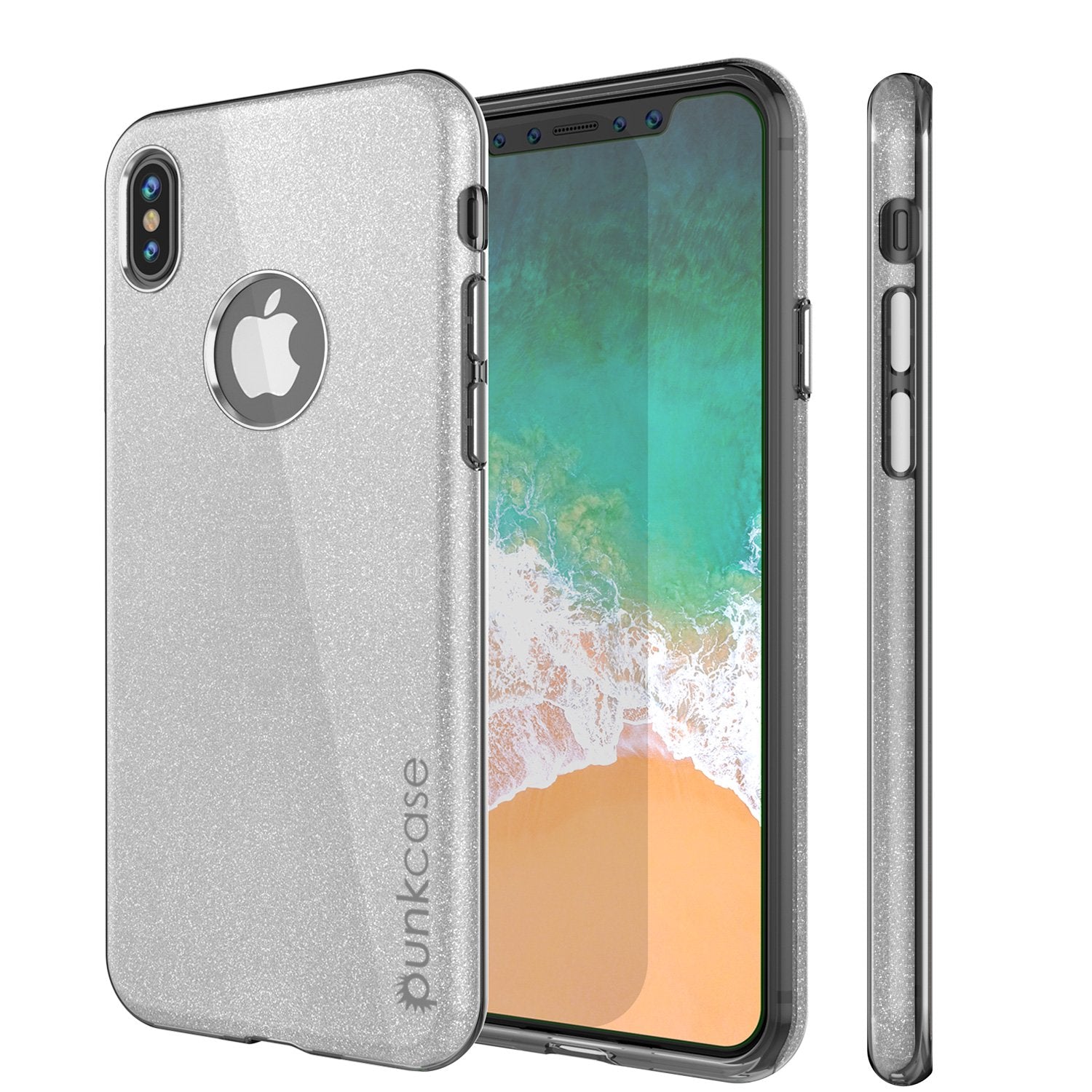 iPhone X Case, Punkcase Galactic 2.0 Series Ultra Slim Cover [Silver]