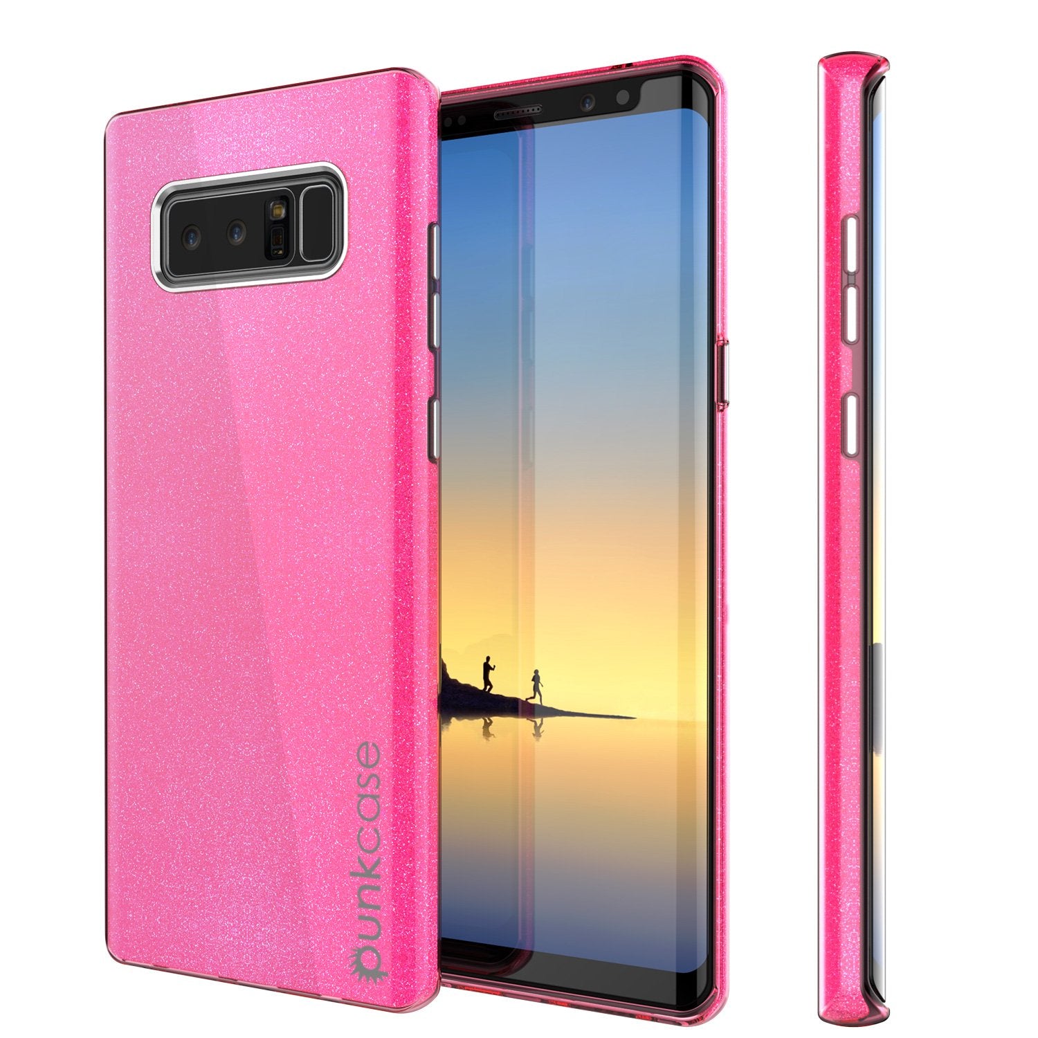 Galaxy Note 8 Case, Punkcase Galactic 2.0 Series Ultra Slim [Pink]