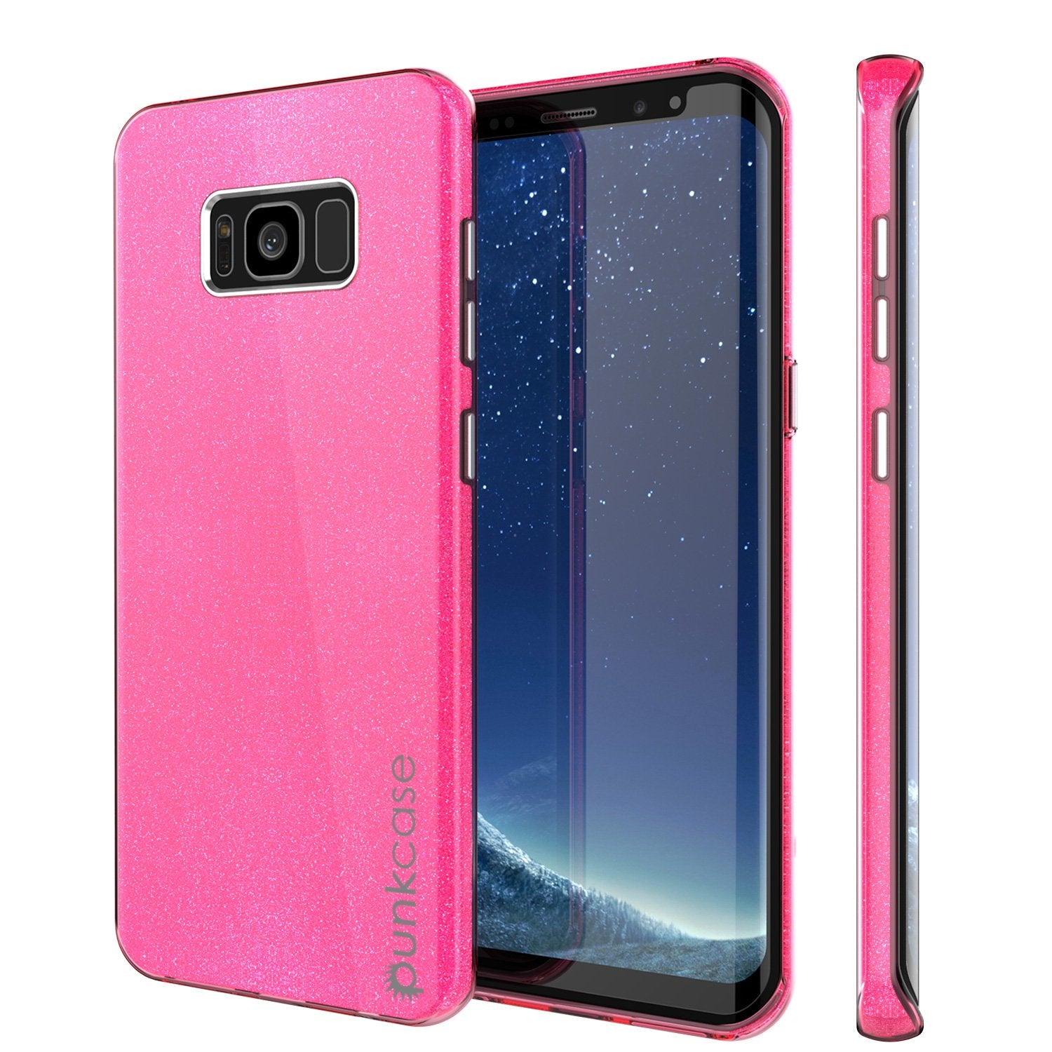 Galaxy S8 Case, Punkcase Galactic 2.0 Series Ultra Slim Protective Armor Cover [Pink]