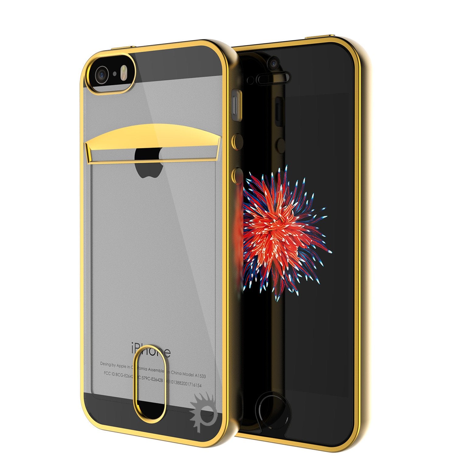 iPhone SE/5S/5 Case, PUNKCASE® LUCID Gold Series Ultra fit