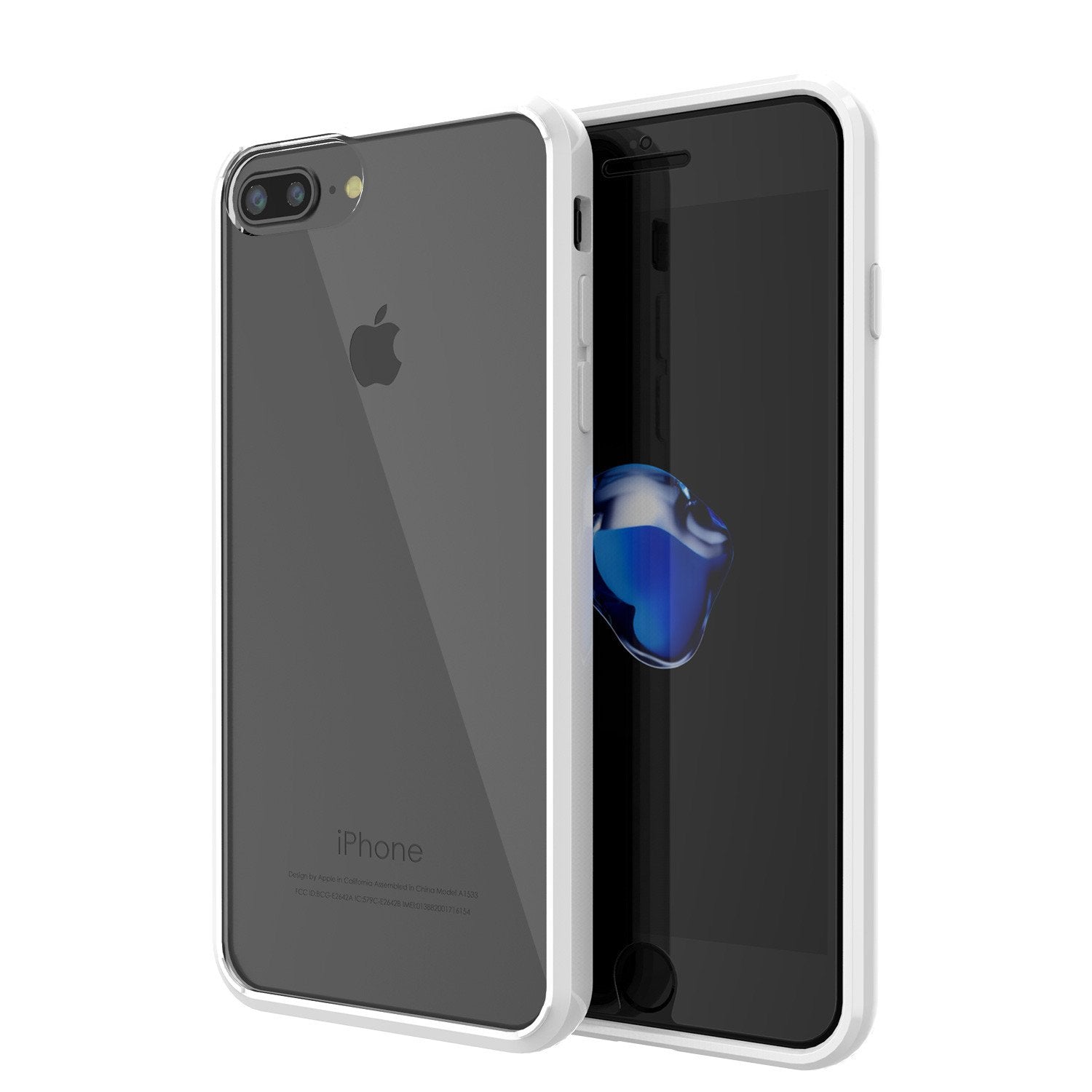 iPhone 7 Case Punkcase® LUCID 2.0 White Series for Apple iPhone 7 Slim | Slick Frame Lifetime Warranty Exchange