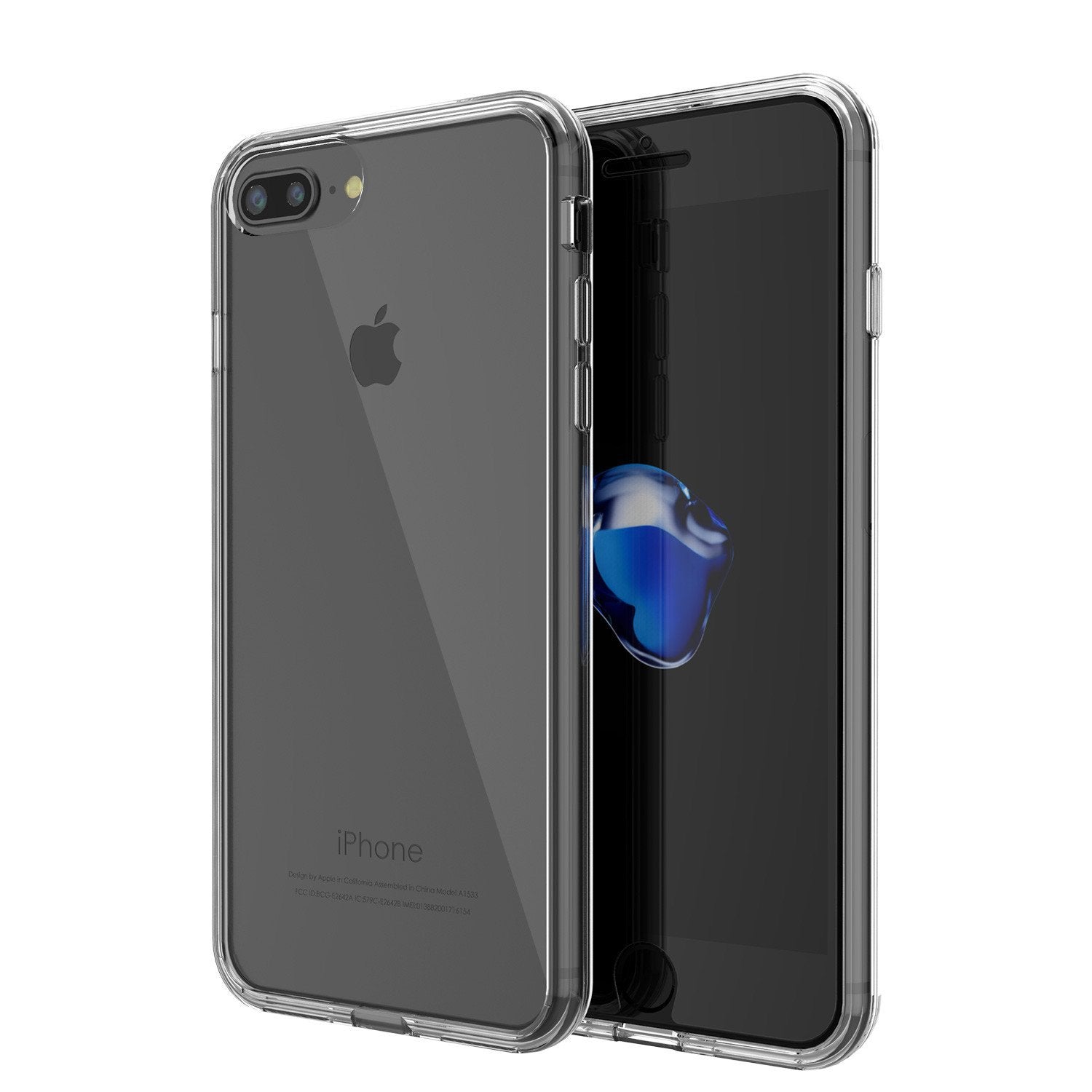 iPhone 7+ Plus Case Punkcase® LUCID 2.0 Clear Series for Apple iPhone 7+ Plus Slim | Slick Frame Lifetime Warranty Exchange