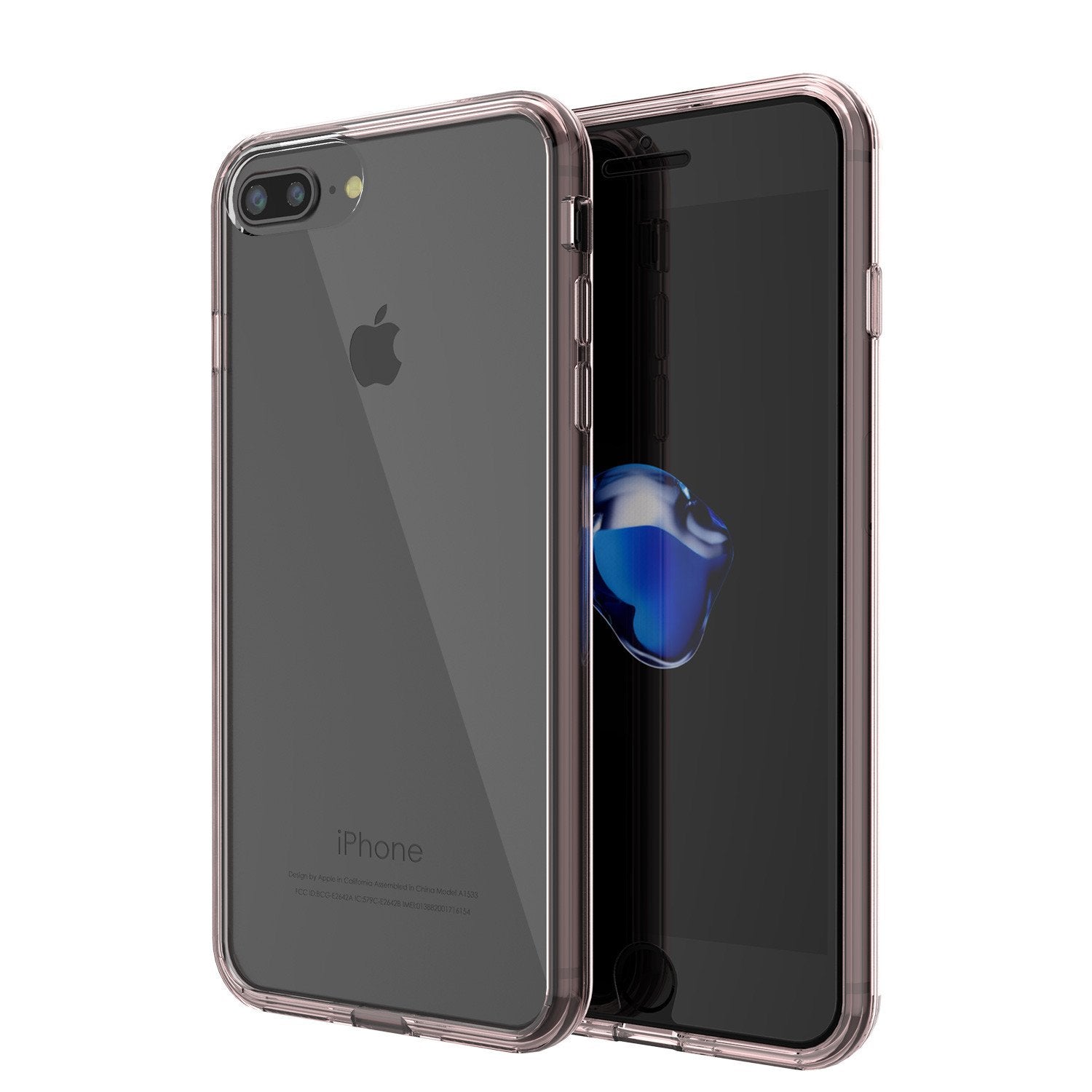iPhone 7 Case Punkcase® LUCID 2.0 Crystal Pink Series for Apple iPhone 7 Slim | Slick Frame Lifetime Warranty Exchange