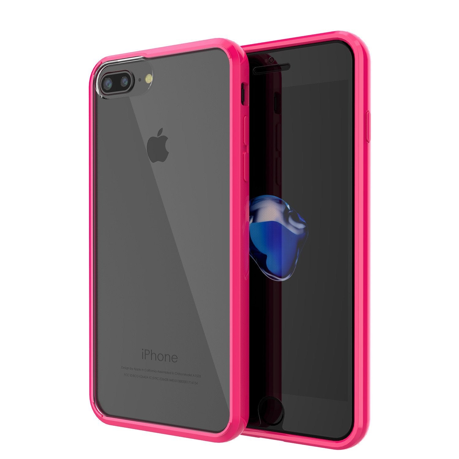 iPhone 8 Case Punkcase® LUCID 2.0 Pink Series w/ PUNK SHIELD Screen Protector | Ultra Fit