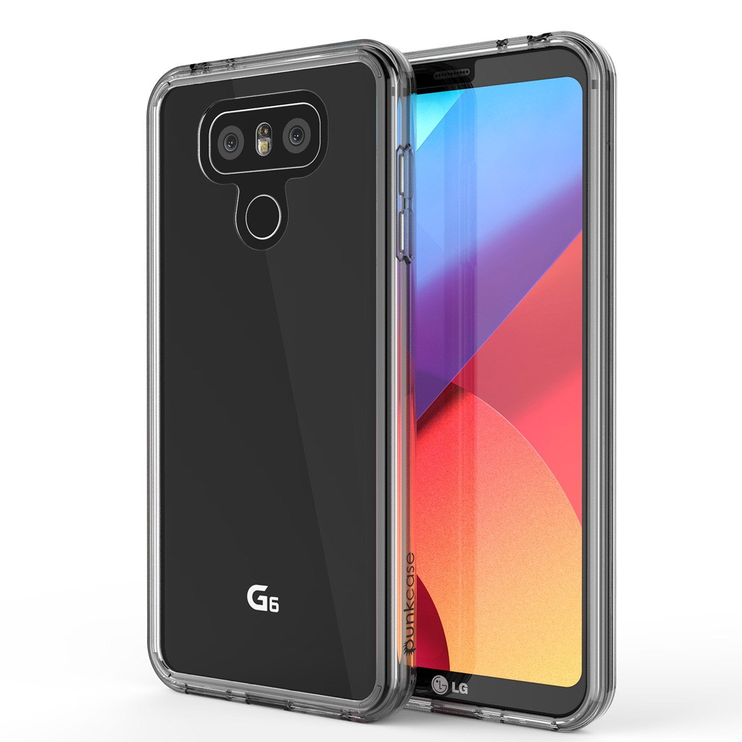 LG G6 Case Punkcase® LUCID 2.0 Clear Series w/ PUNK SHIELD Screen Protector | Ultra Fit