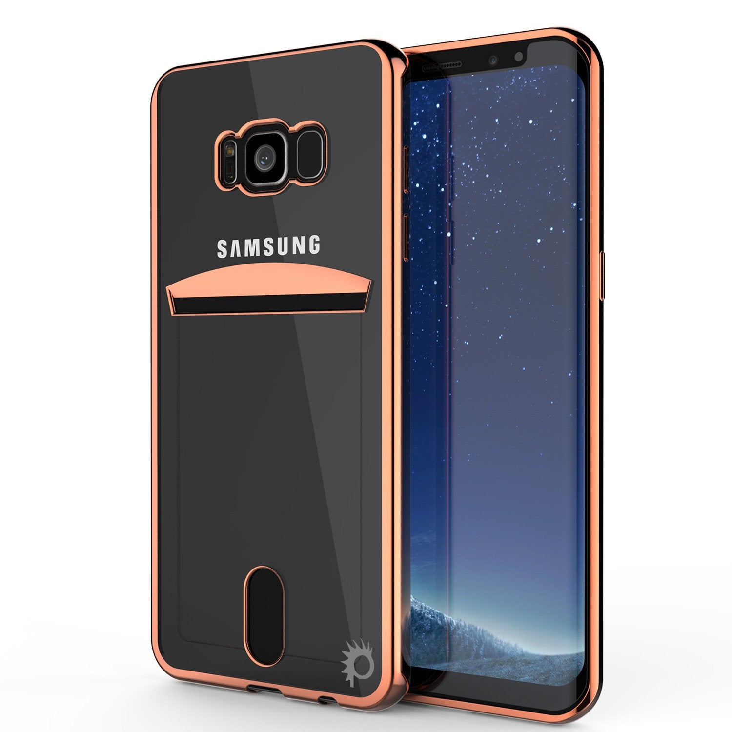 Galaxy S8 Plus Case, PunkCase LUCID Rose Gold Series Screen Protector