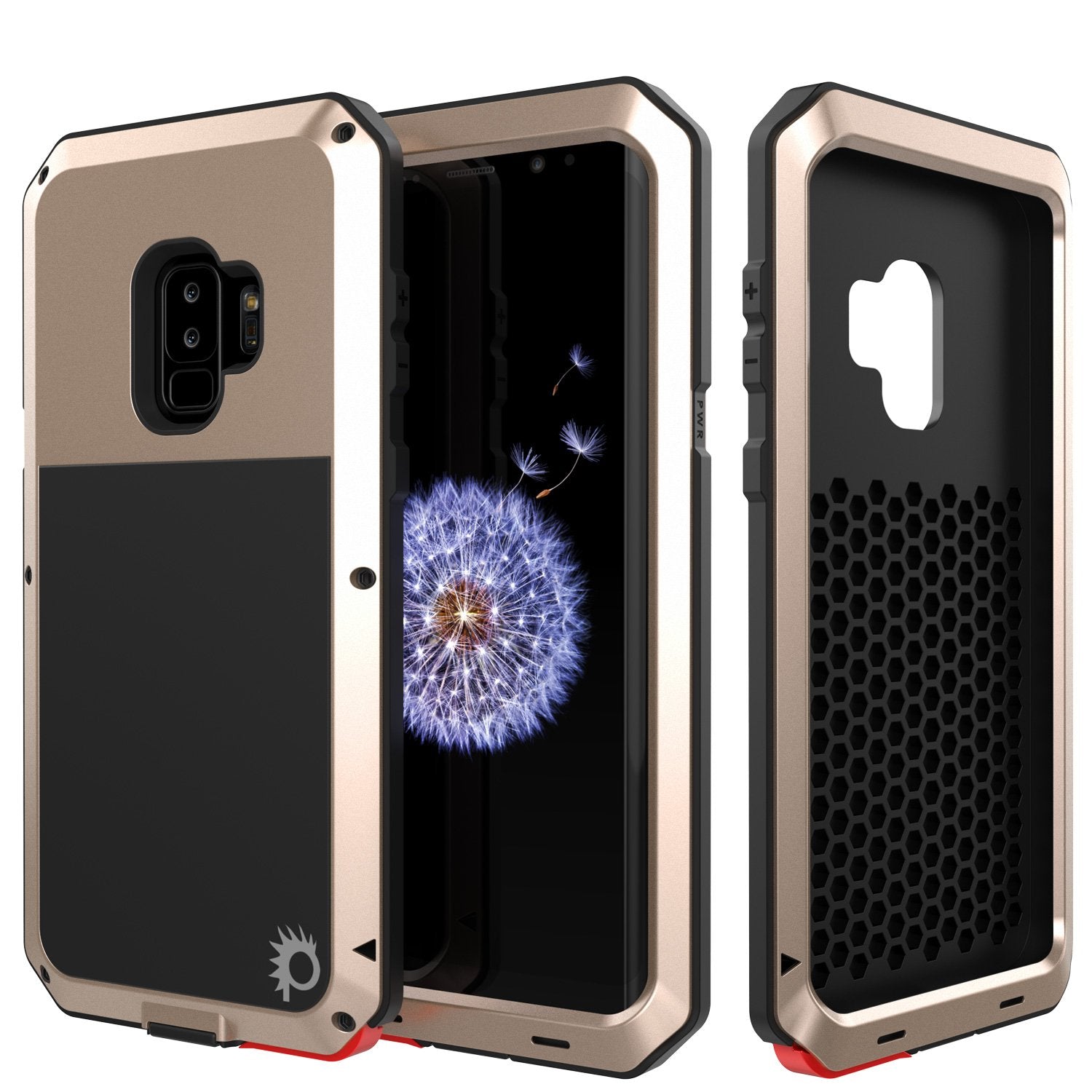 Galaxy S9 Plus Metal PunkCase Heavy Duty Military Grade Rugged, Black