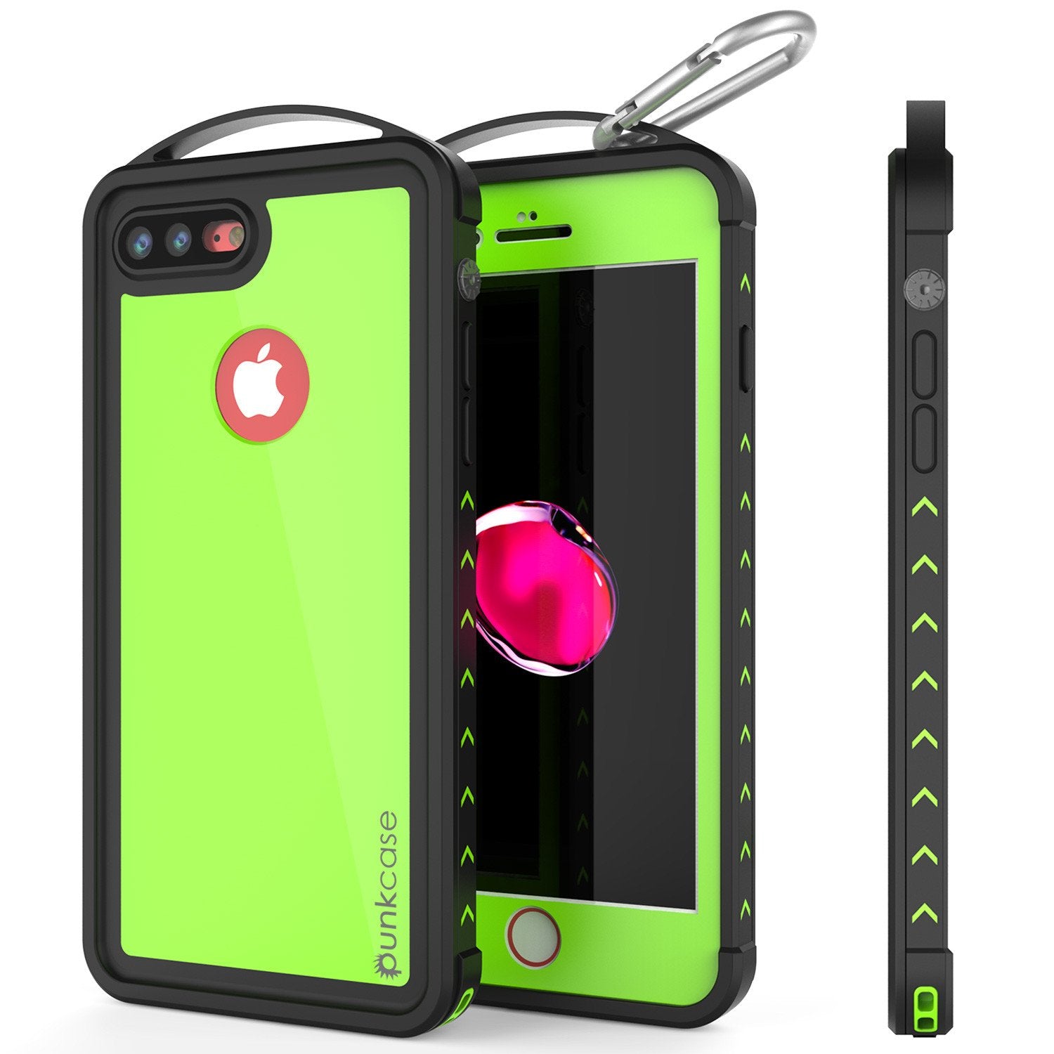 iPhone 7+ Plus Waterproof Case, Punkcase ALPINE Series, Light Green | Heavy Duty Armor Cover