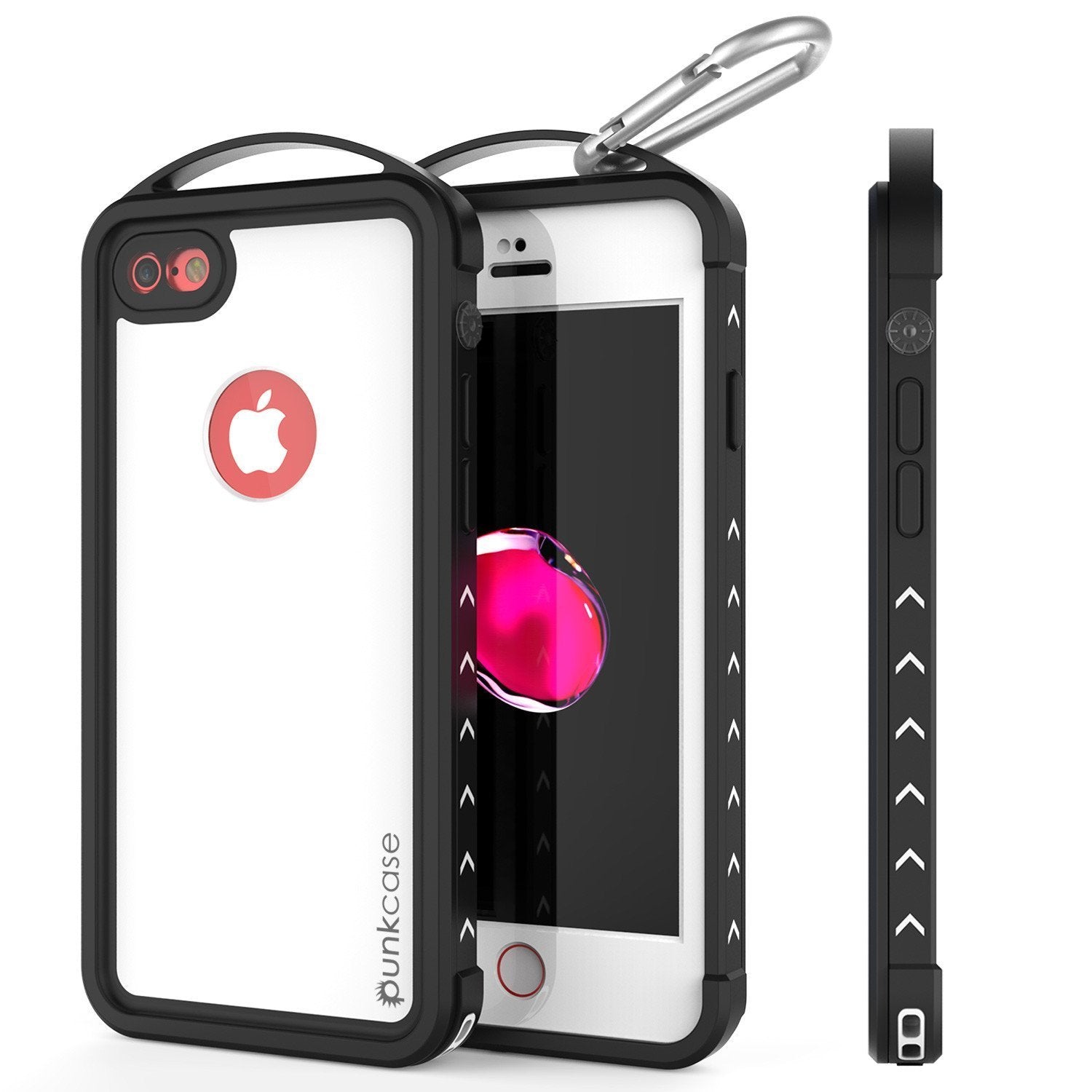 iPhone 8 Waterproof Case, Punkcase ALPINE Series, CLEAR | Heavy Duty Armor Cover