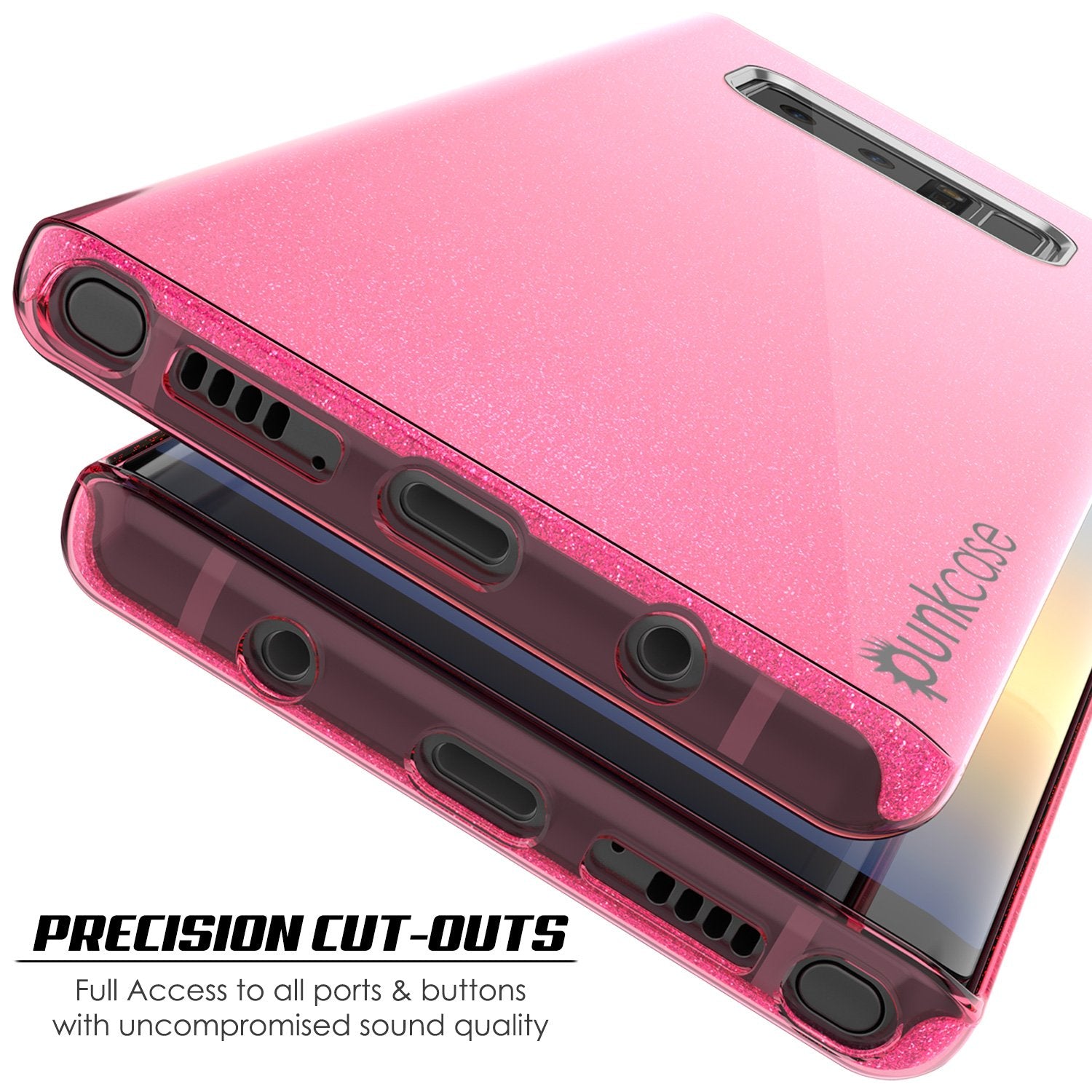 Galaxy Note 8 Case, Punkcase Galactic 2.0 Series Ultra Slim [Pink]
