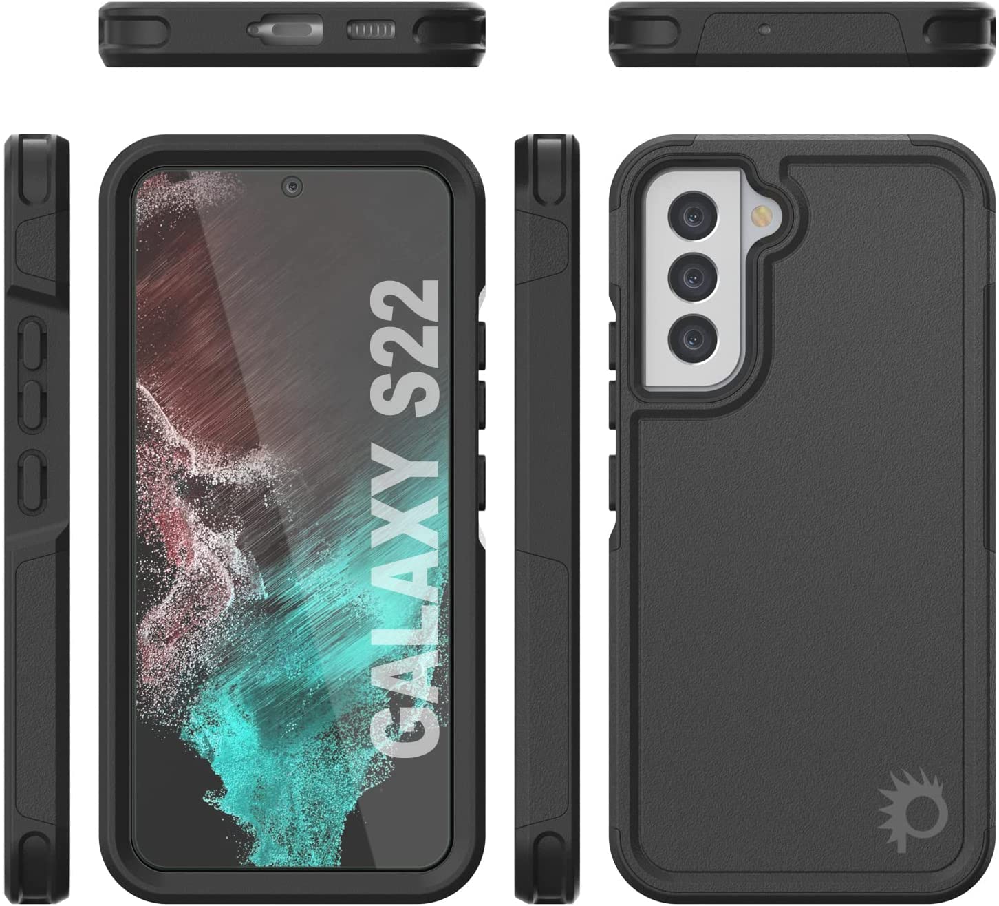 PunkCase Galaxy S24 Ultra Case, [Spartan 2.0 Series] Clear Rugged