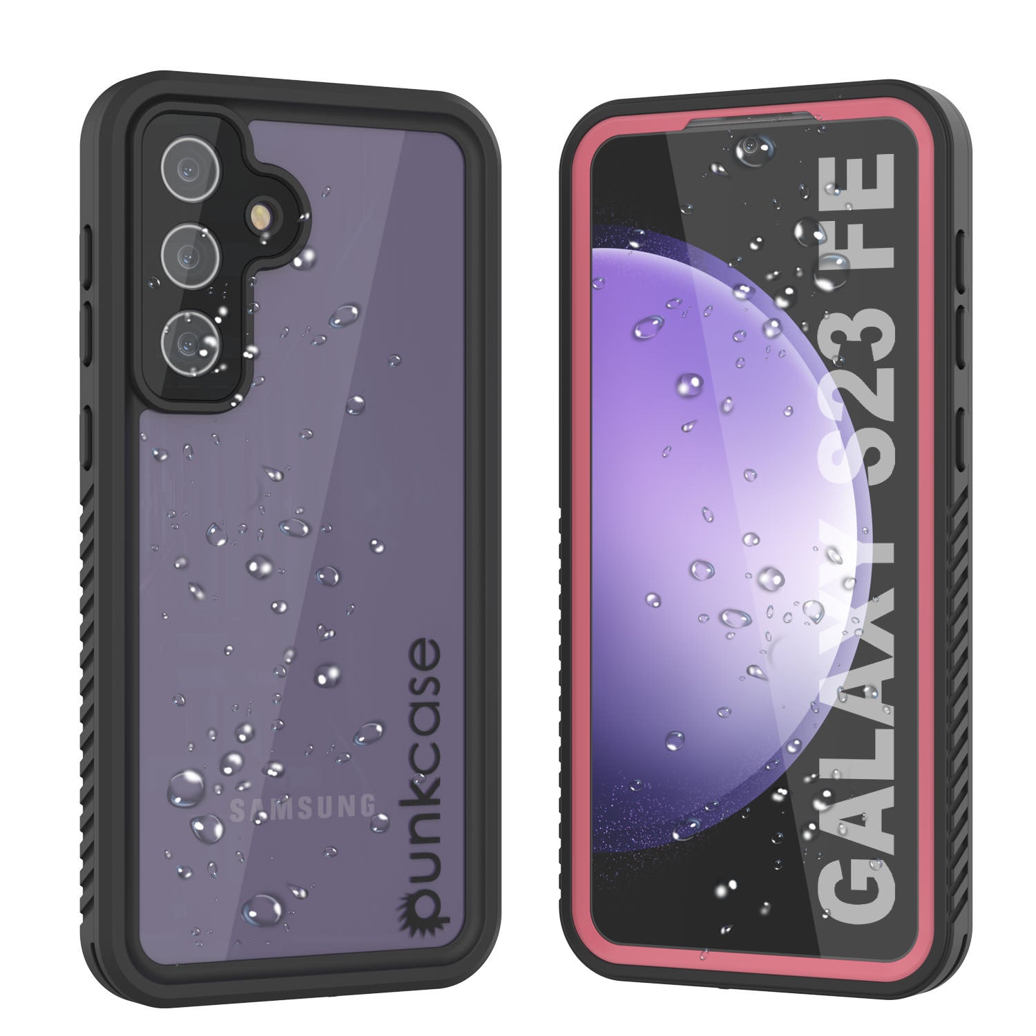 Galaxy S23 FE Water/ Shock/ Snowproof [Extreme Series] Slim Screen Protector Case [Pink]