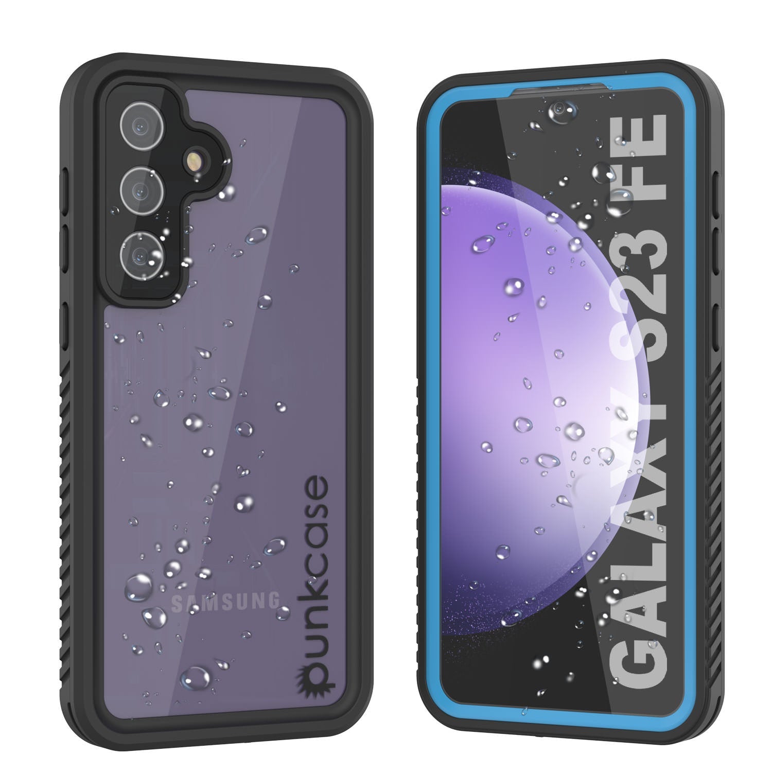 Galaxy S23 FE Water, Shock, Snow, dirt proof Extreme Series Slim Case [Light Blue]