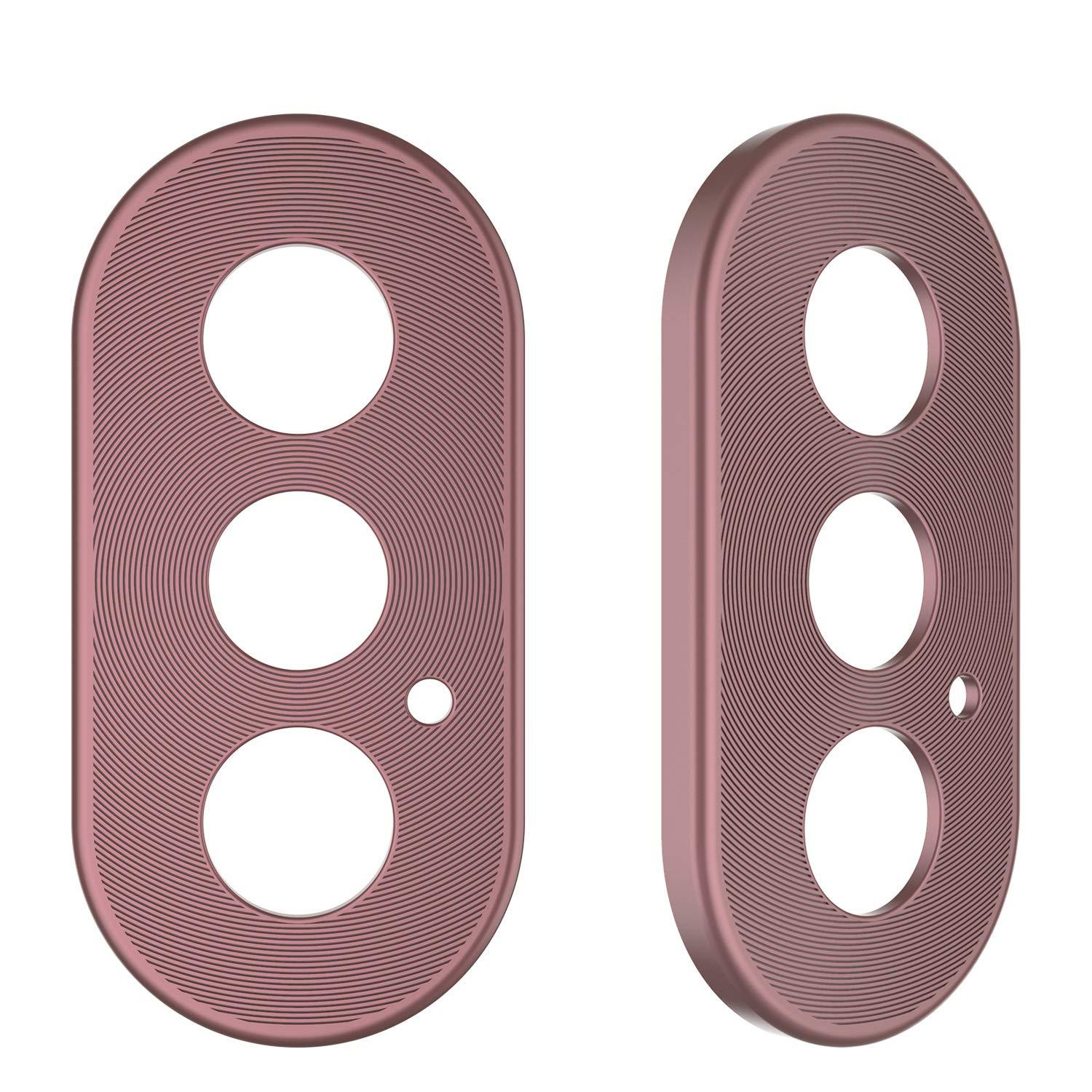 Punkcase iPhone XS Max Camera Protector Ring [Rose-Gold]