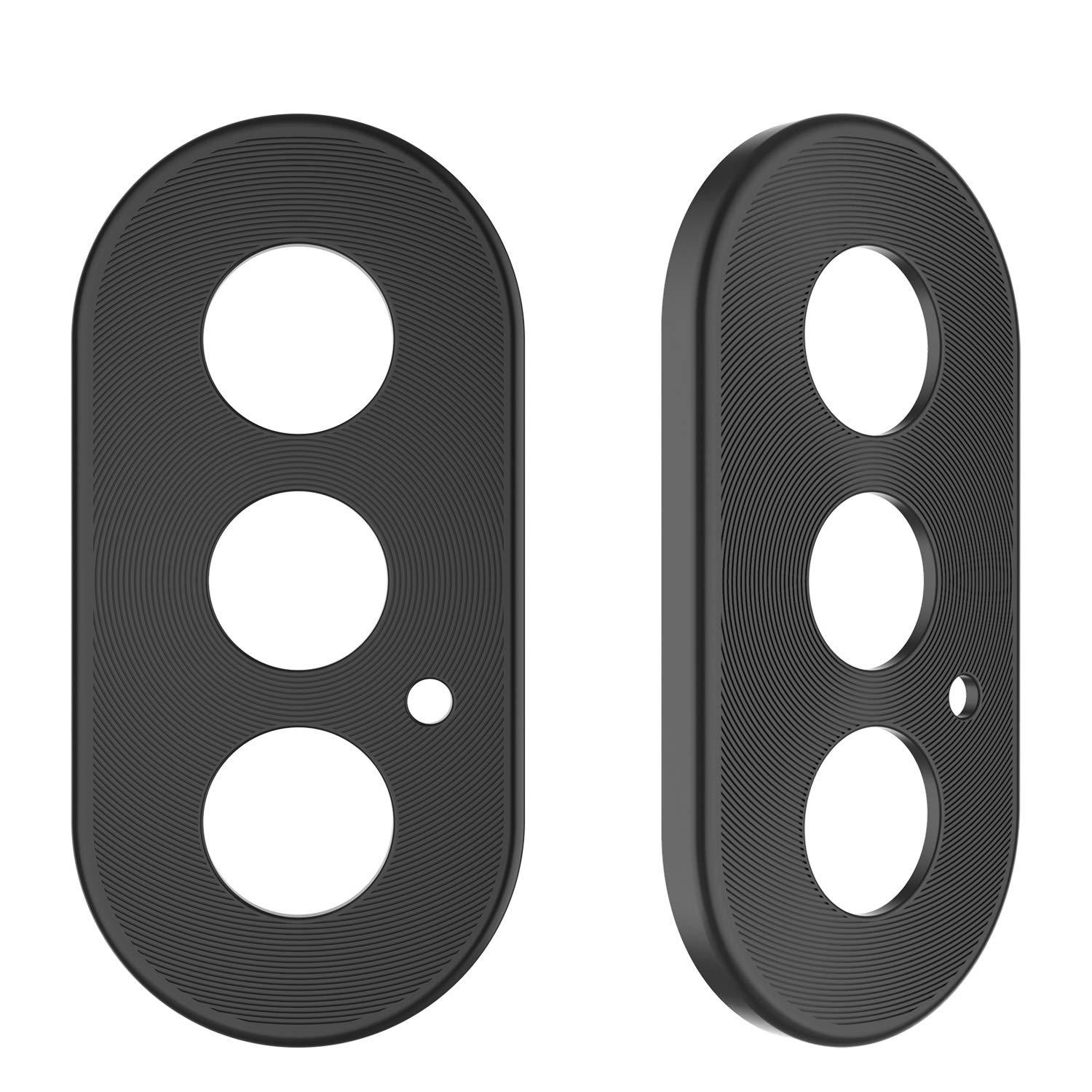 Punkcase iPhone XS Camera Protector Ring [Black]