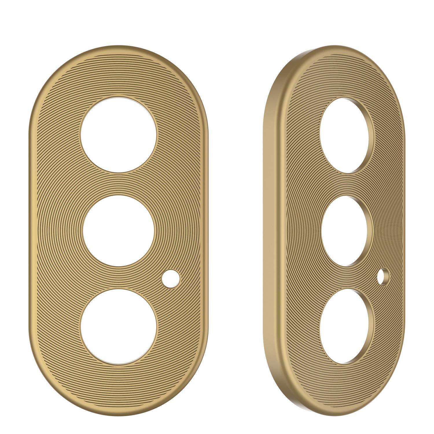 Punkcase iPhone XS Max Camera Protector Ring [Gold]