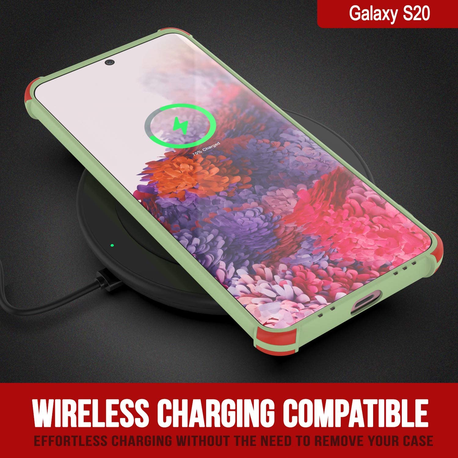 Punkcase Protective & Lightweight TPU Case [Sunshine Series] for Galaxy S20 [Light Green]
