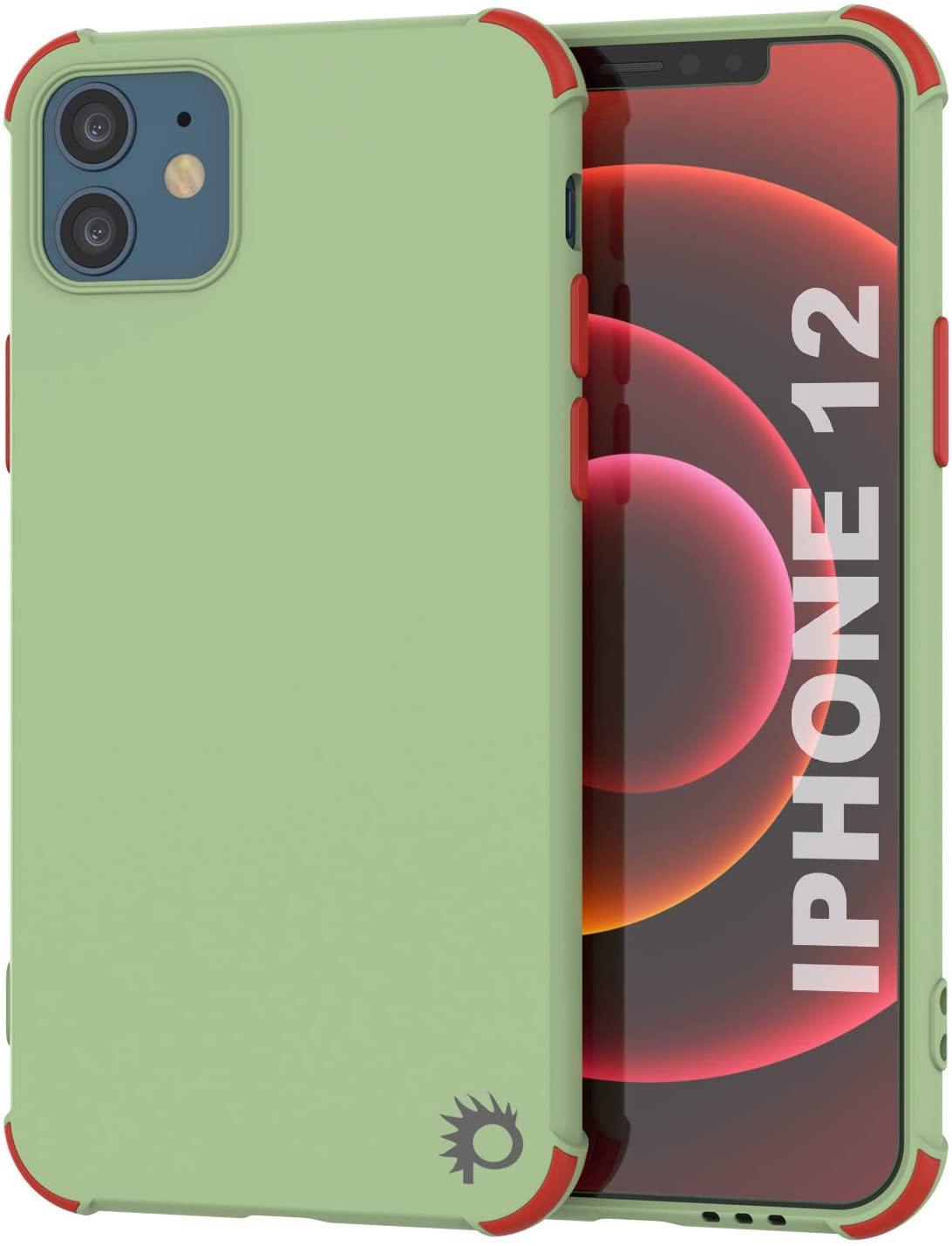Punkcase Protective & Lightweight TPU Case [Sunshine Series] for iPhone 12 [Light Green]