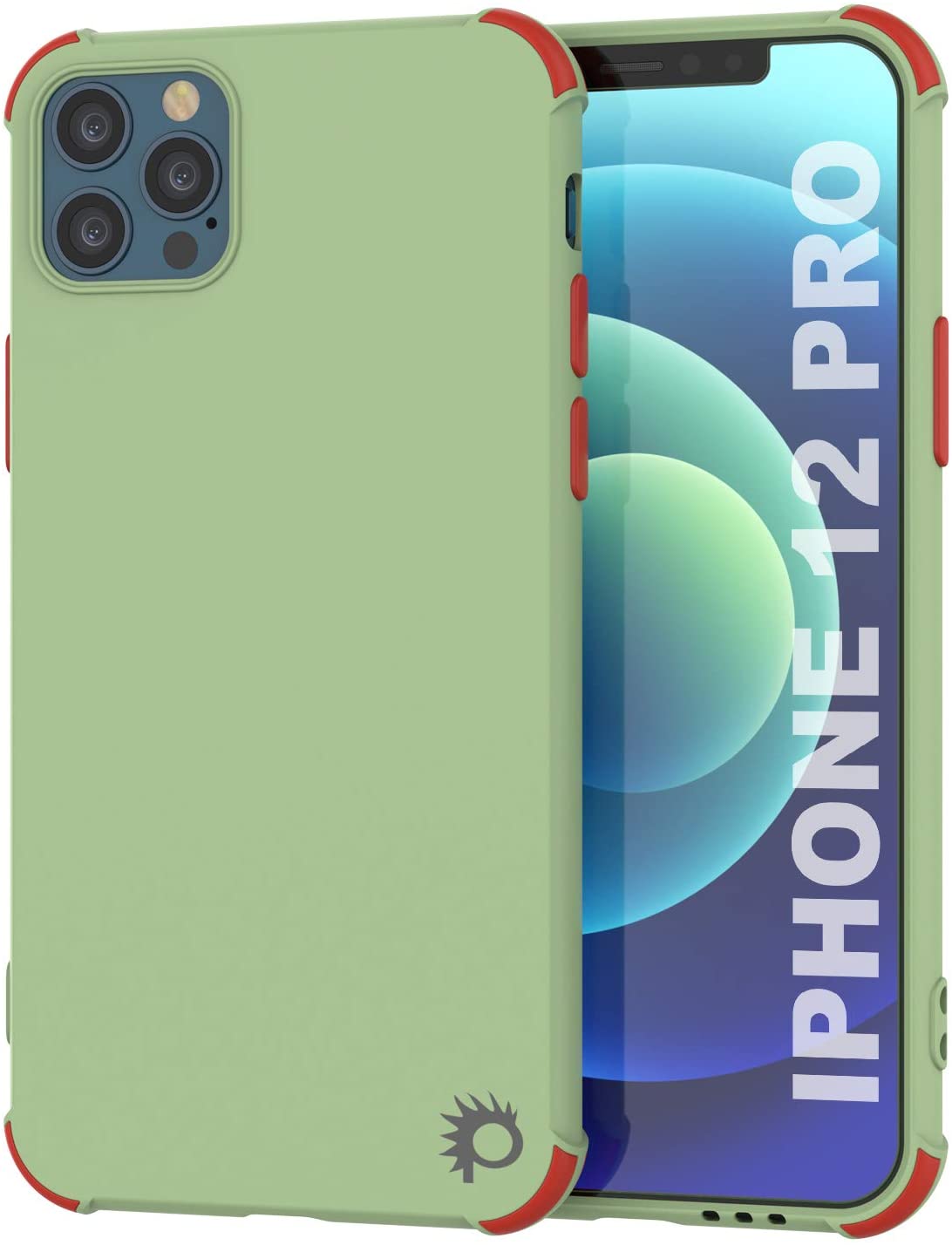 Punkcase Protective & Lightweight TPU Case [Sunshine Series] for iPhone 12 Pro [Light Green]