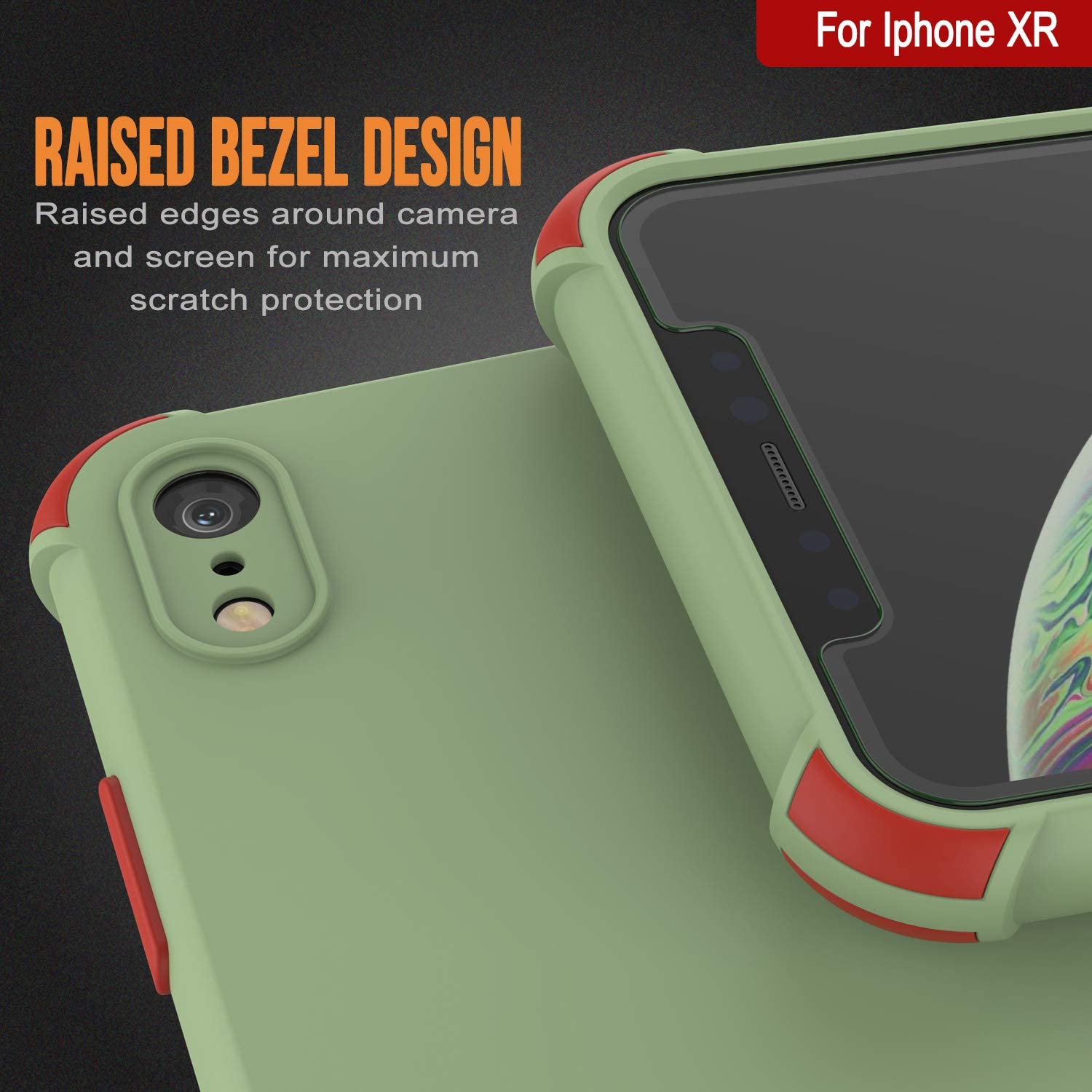 Punkcase Protective & Lightweight TPU Case [Sunshine Series] for iPhone XR [Light Green]